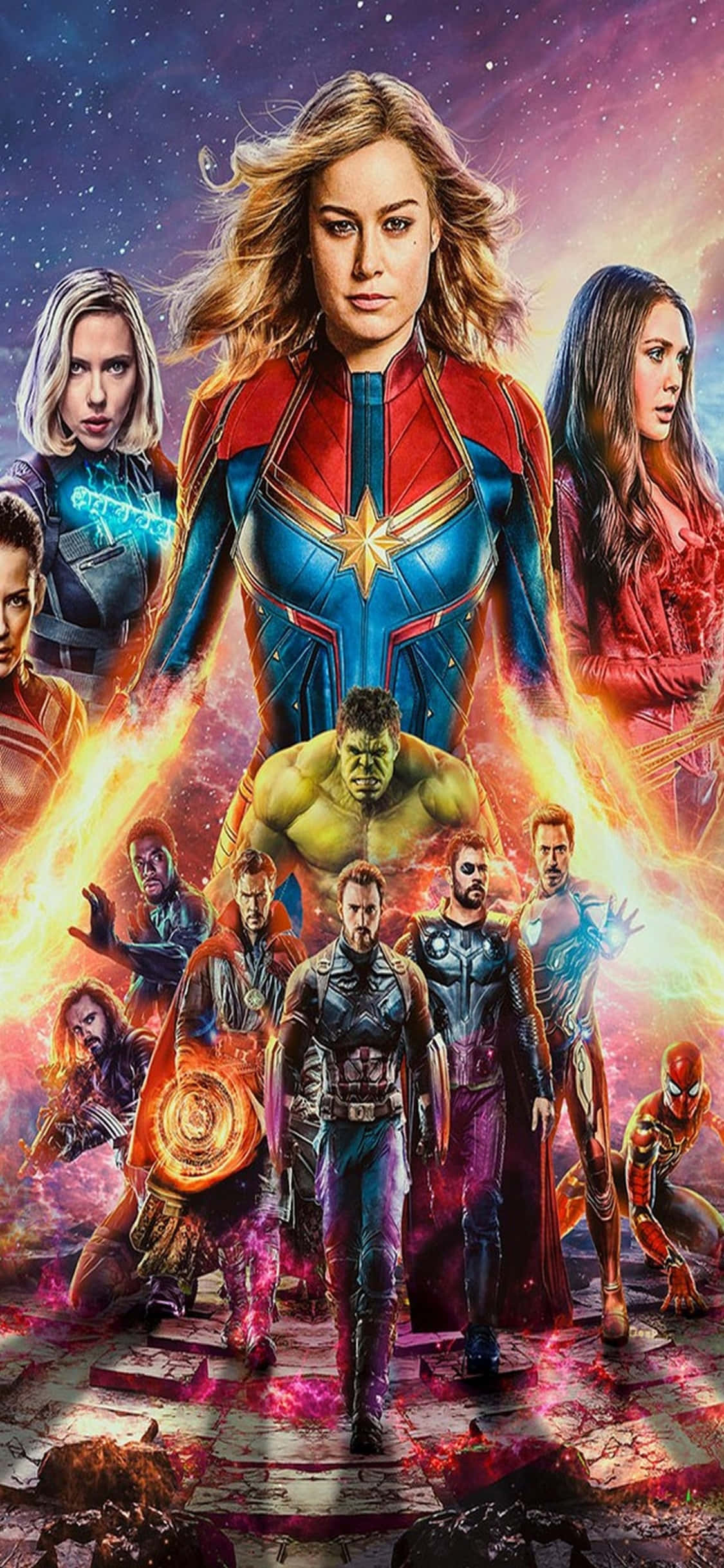¡Prepárate para la Batalla con el iPhone Xs y los Vengadores de Marvel! Fondos de pantalla