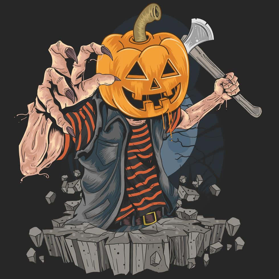 ¡Prepárate para una diversión de Halloween al estilo caricatura, malvadamente divertida! Fondos de pantalla
