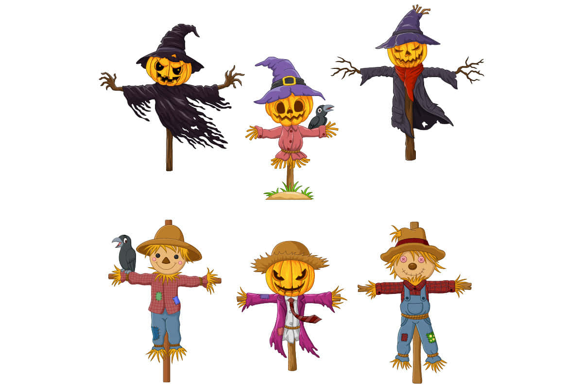 Prepárate para un Halloween Espeluznante con estos Amigables Monstruos de Dibujos Animados Fondos de pantalla