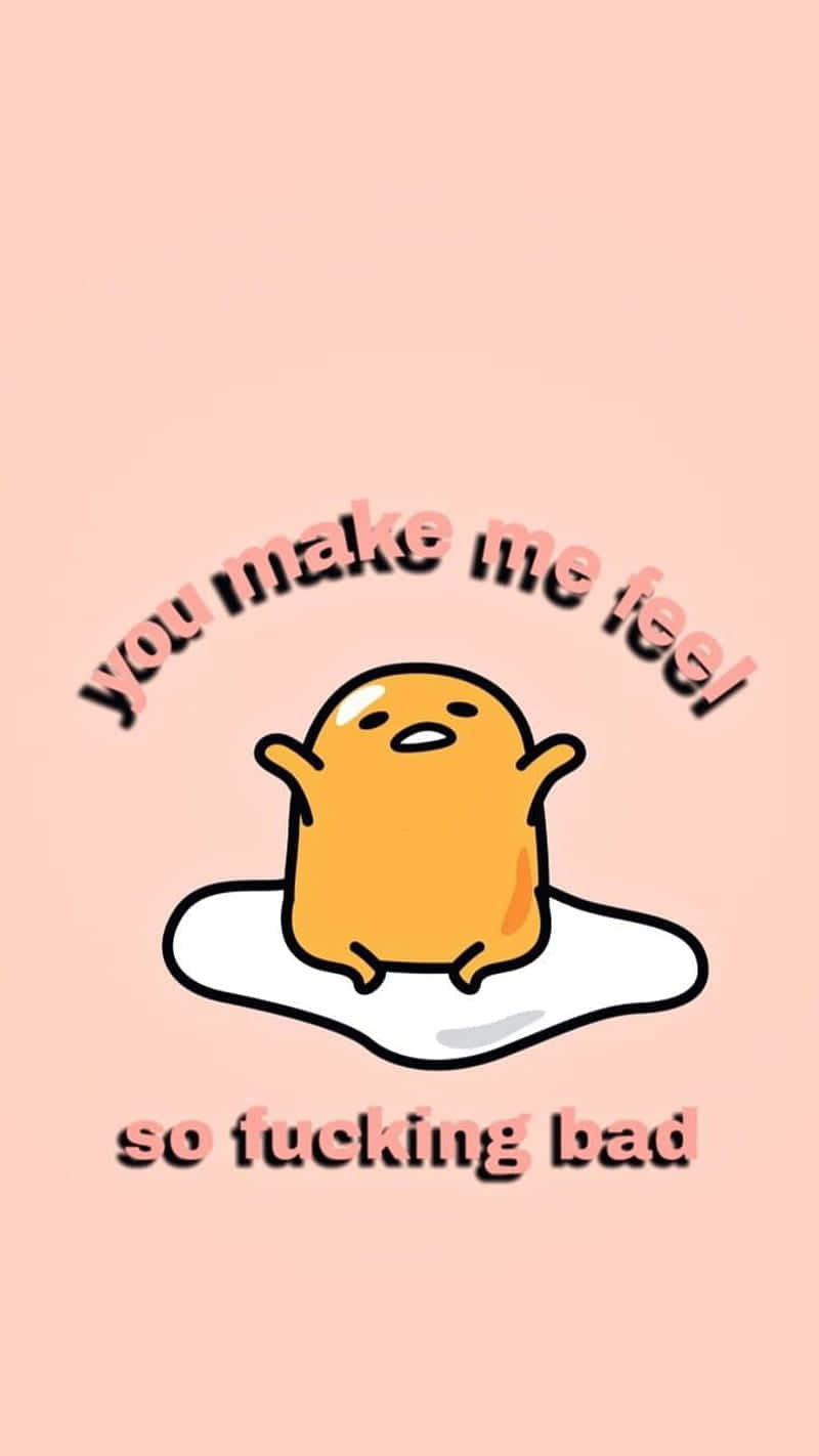 Prepárate para un día de descanso con el teléfono Gudetama Fondos de pantalla
