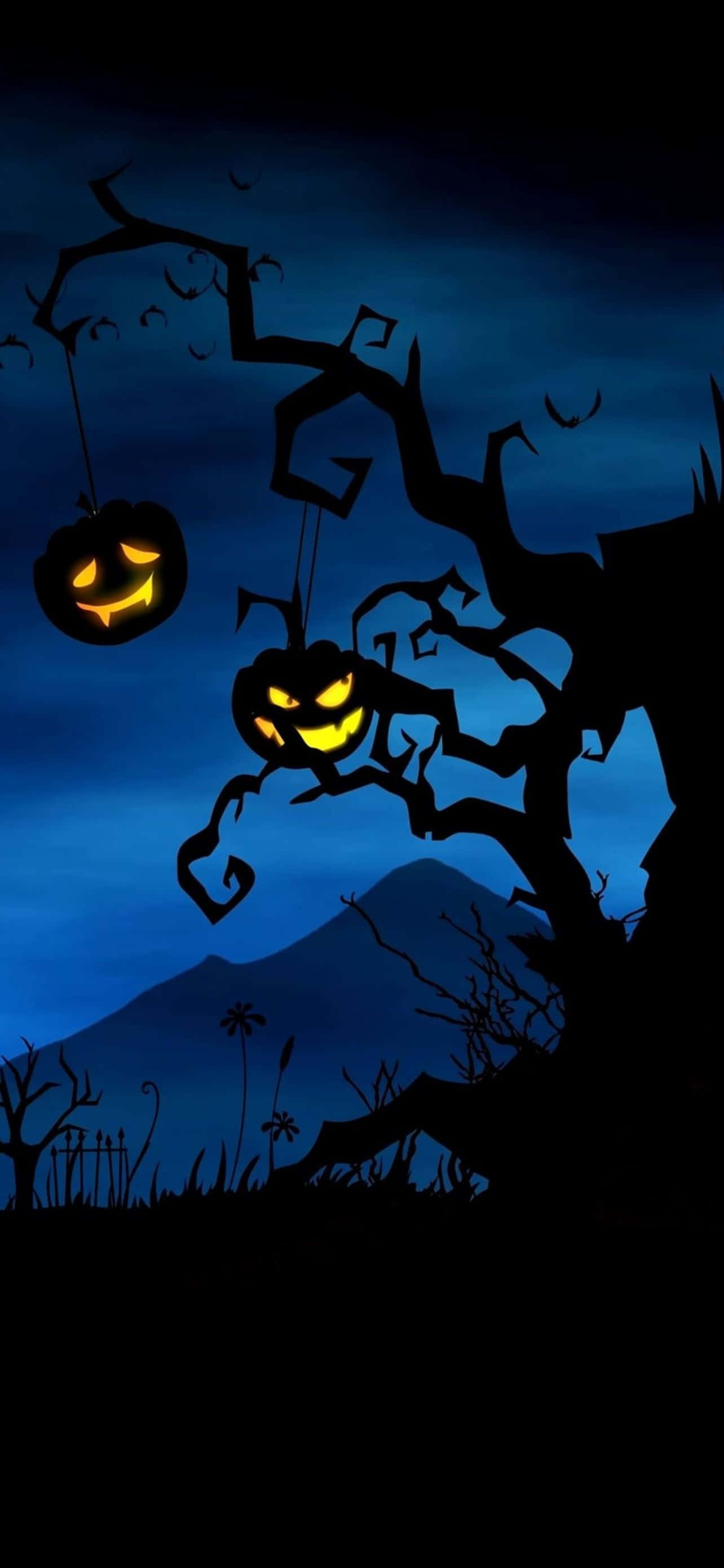 Prepárate para un octubre espeluznante con este fondo de pantalla de Halloween para iPhone Fondos de pantalla