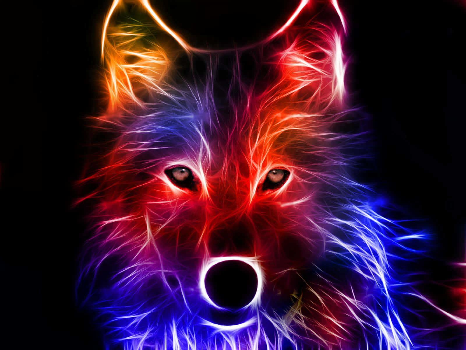 Presume tu lado genial con este Lobo Super Genial Fondos de pantalla