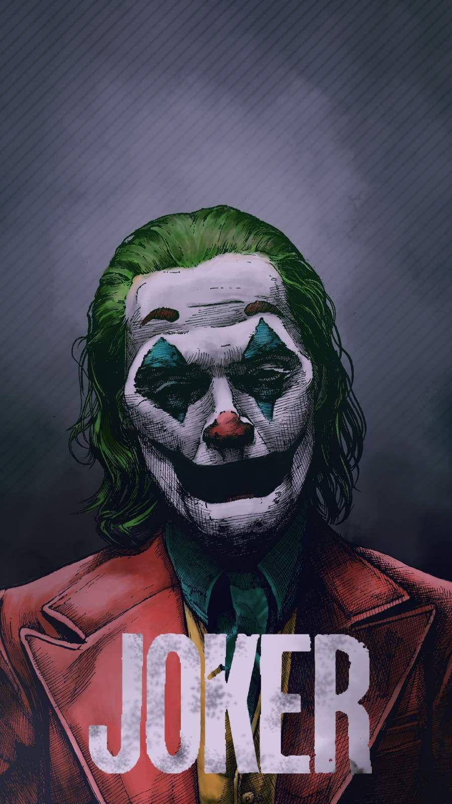 Primer plano 3D del Joker para iPhone Fondos de pantalla