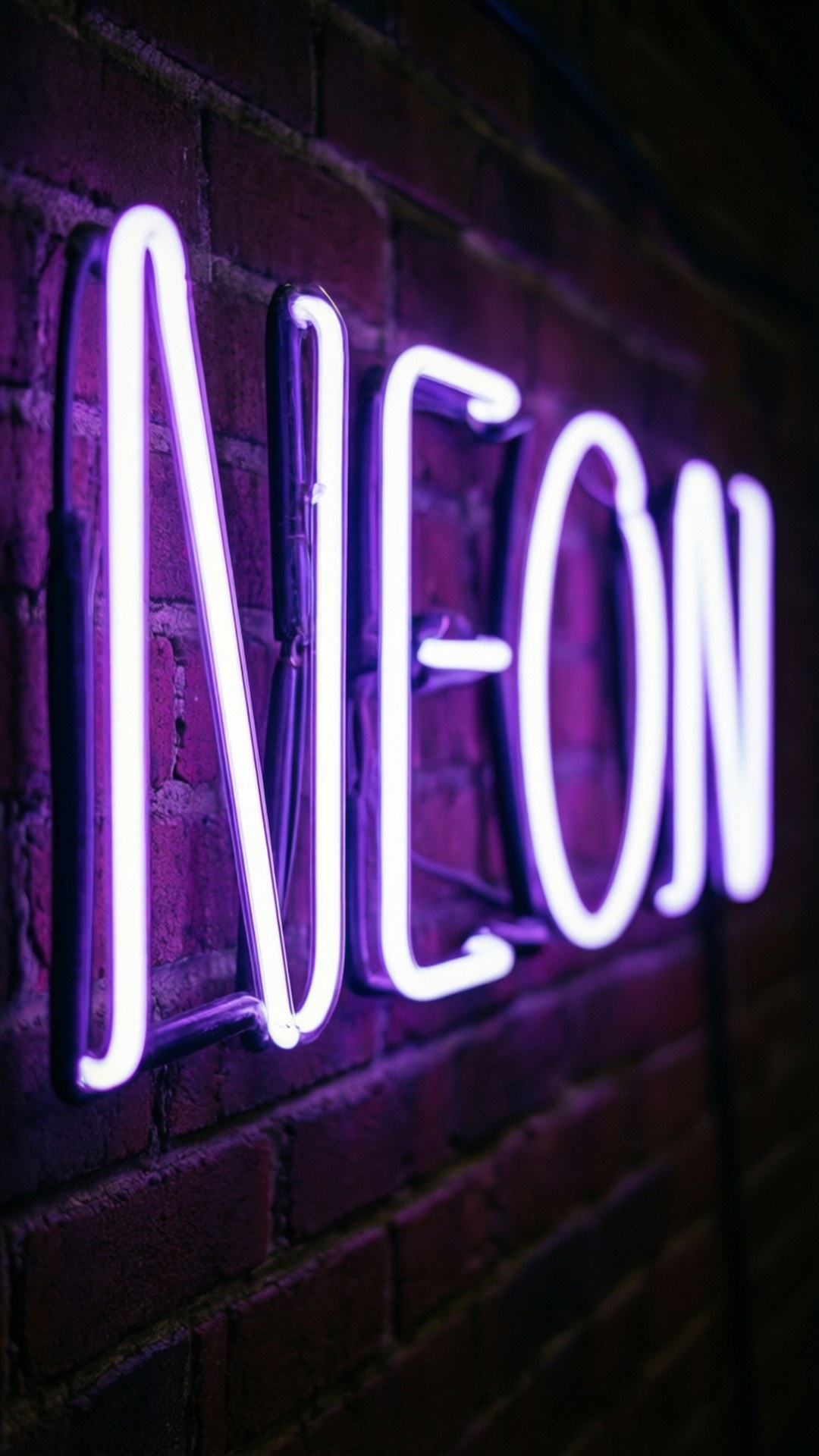Primer plano de letrero de neón Fondos de pantalla