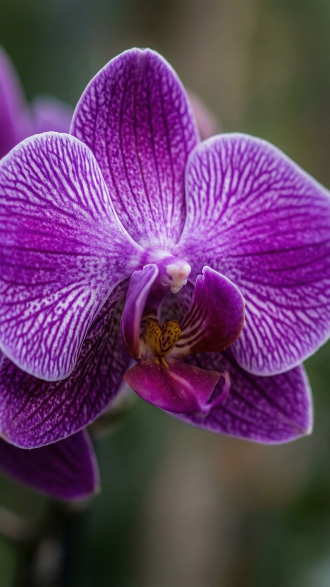 Primer plano de orquídea púrpura Fondos de pantalla