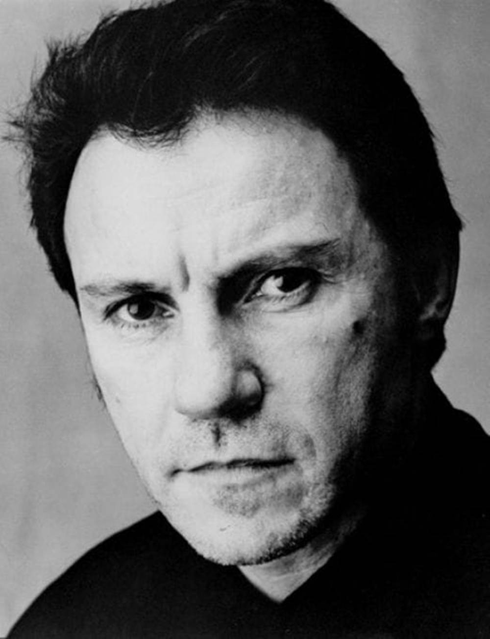 Primer plano en blanco y negro de Harvey Keitel Fondos de pantalla