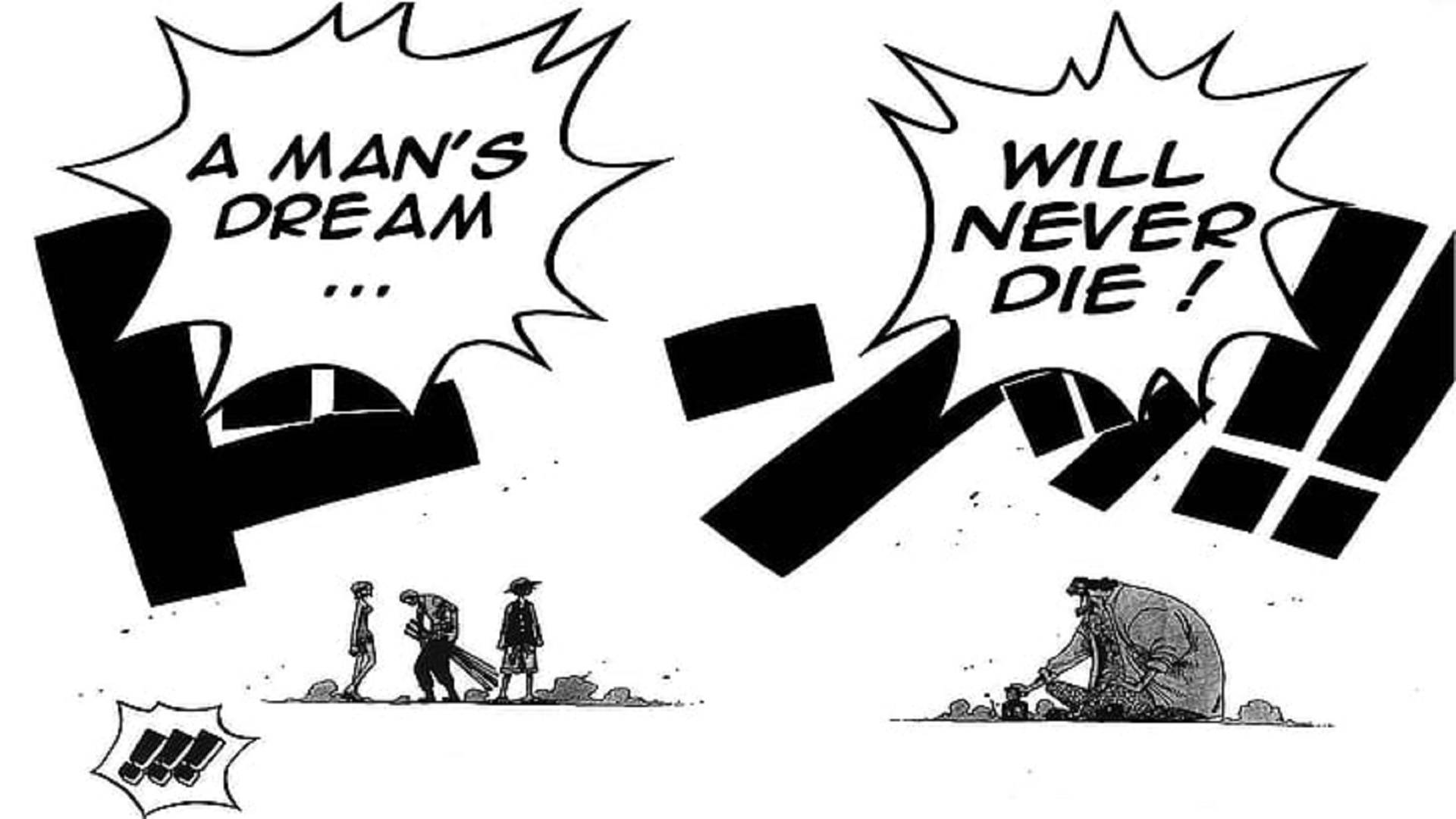 Primera aparición de Barbanegra en panel de manga Fondos de pantalla