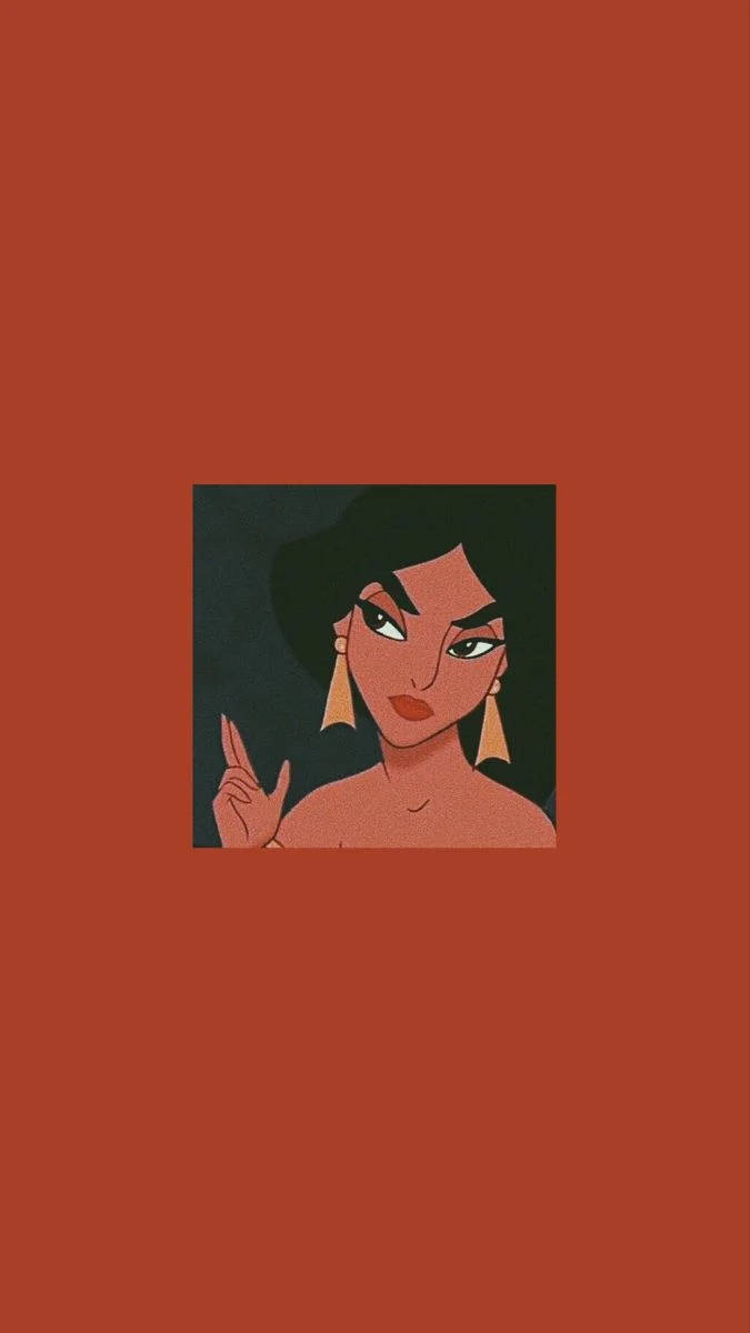 Princesa Jasmine de Disney en estilo estético de caricatura Fondos de pantalla