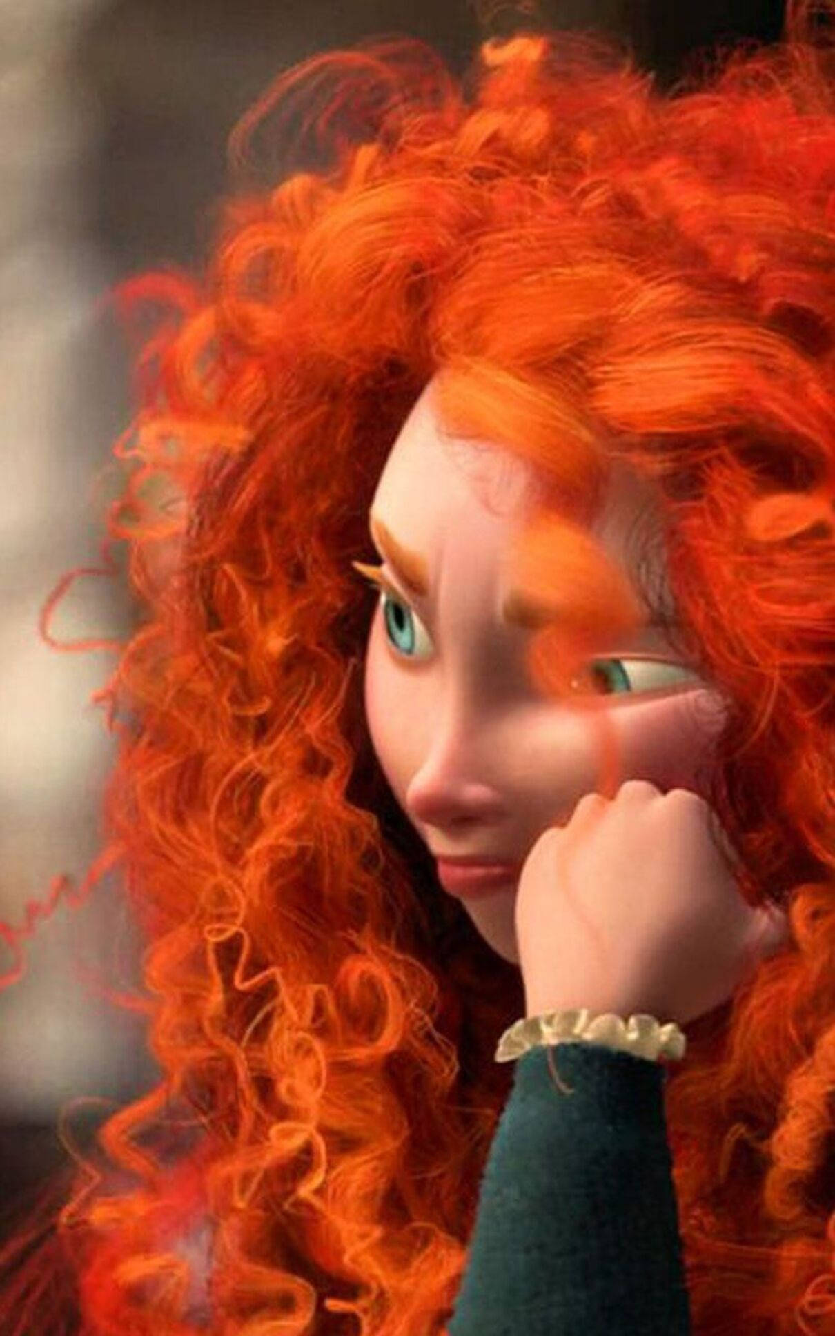 Princesa Merida enfurruñada para teléfono Fondos de pantalla
