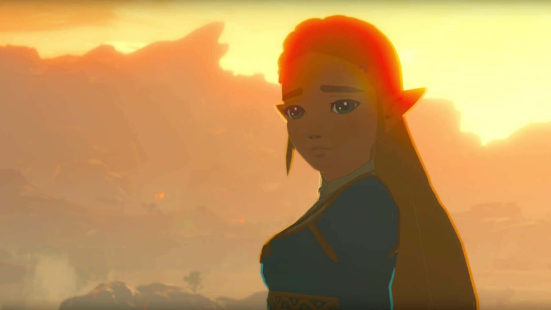 Princesa Zelda Botw Mirada Triste Fondos de pantalla