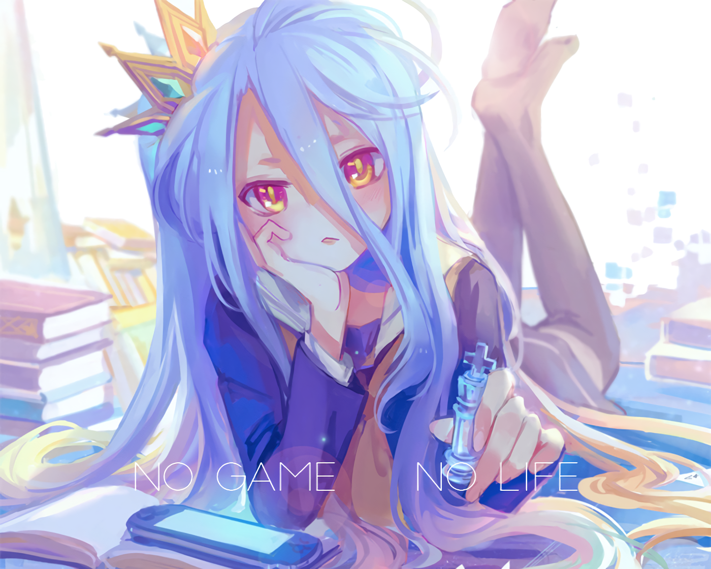 Prodigios hermanos conquistando un mundo virtual - No Game No Life Fondos de pantalla