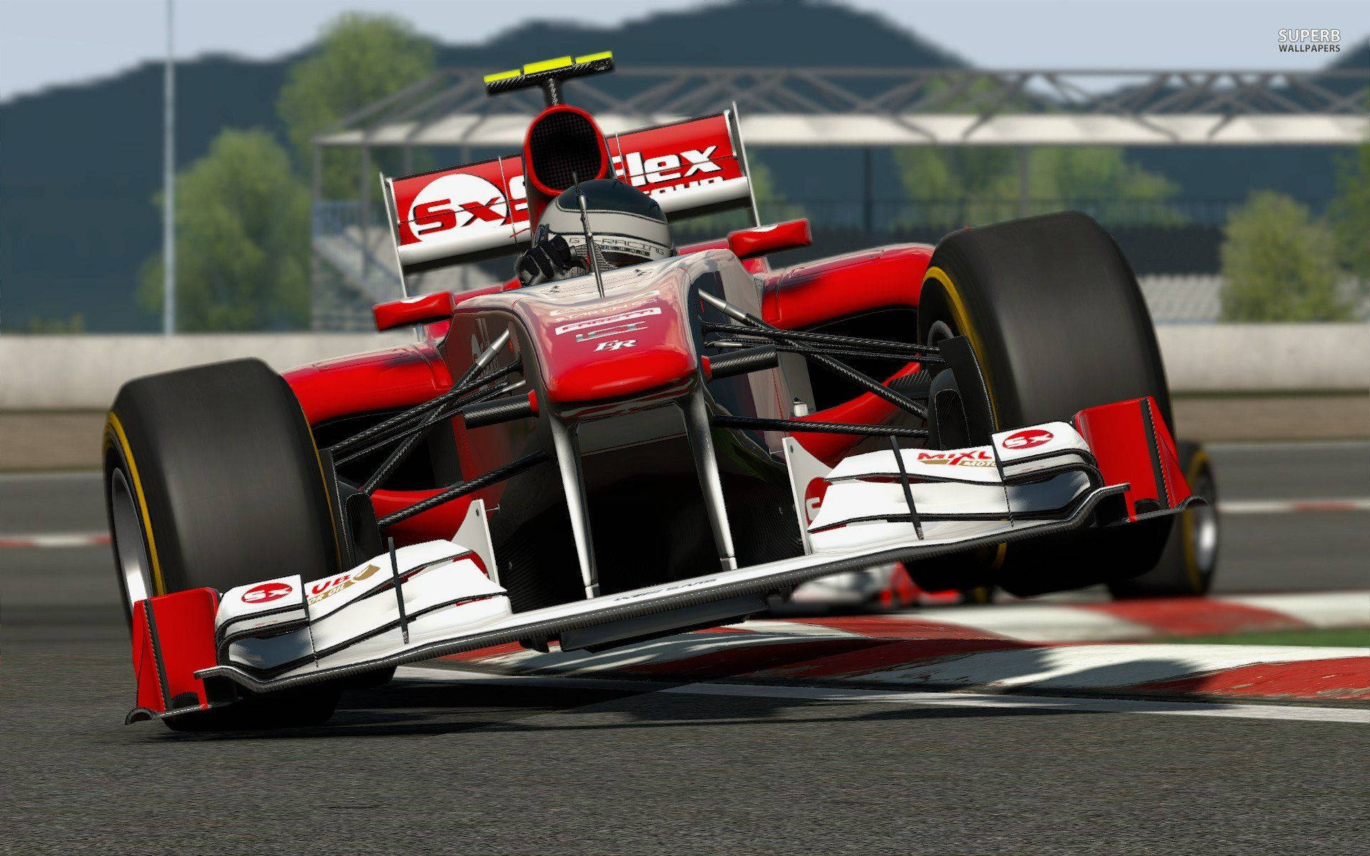 Project Cars 4K Rojo F1 Fondos de pantalla