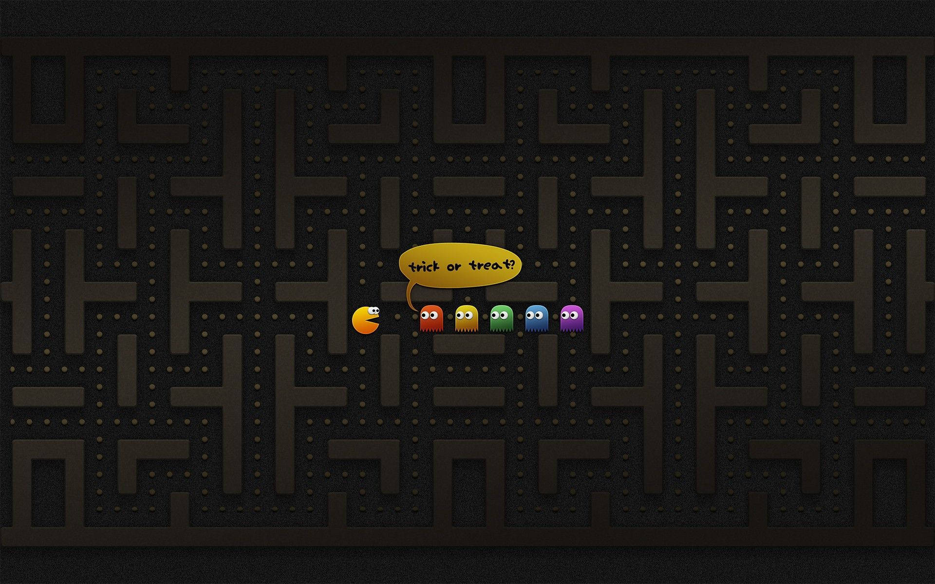 Promo de Pacman Halloween para Laptop Fondos de pantalla