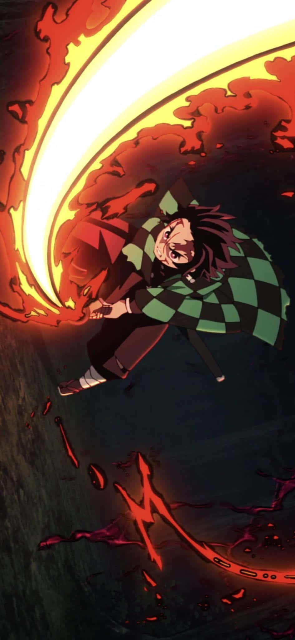 Protección elegante para tu iPhone 11 con Demon Slayer Fondos de pantalla