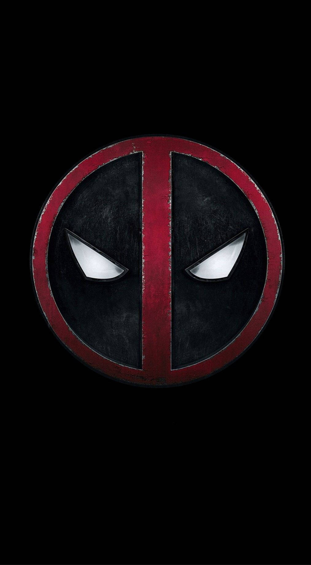 Protege tu dispositivo con el logo de la máscara de Deadpool Fondos de pantalla