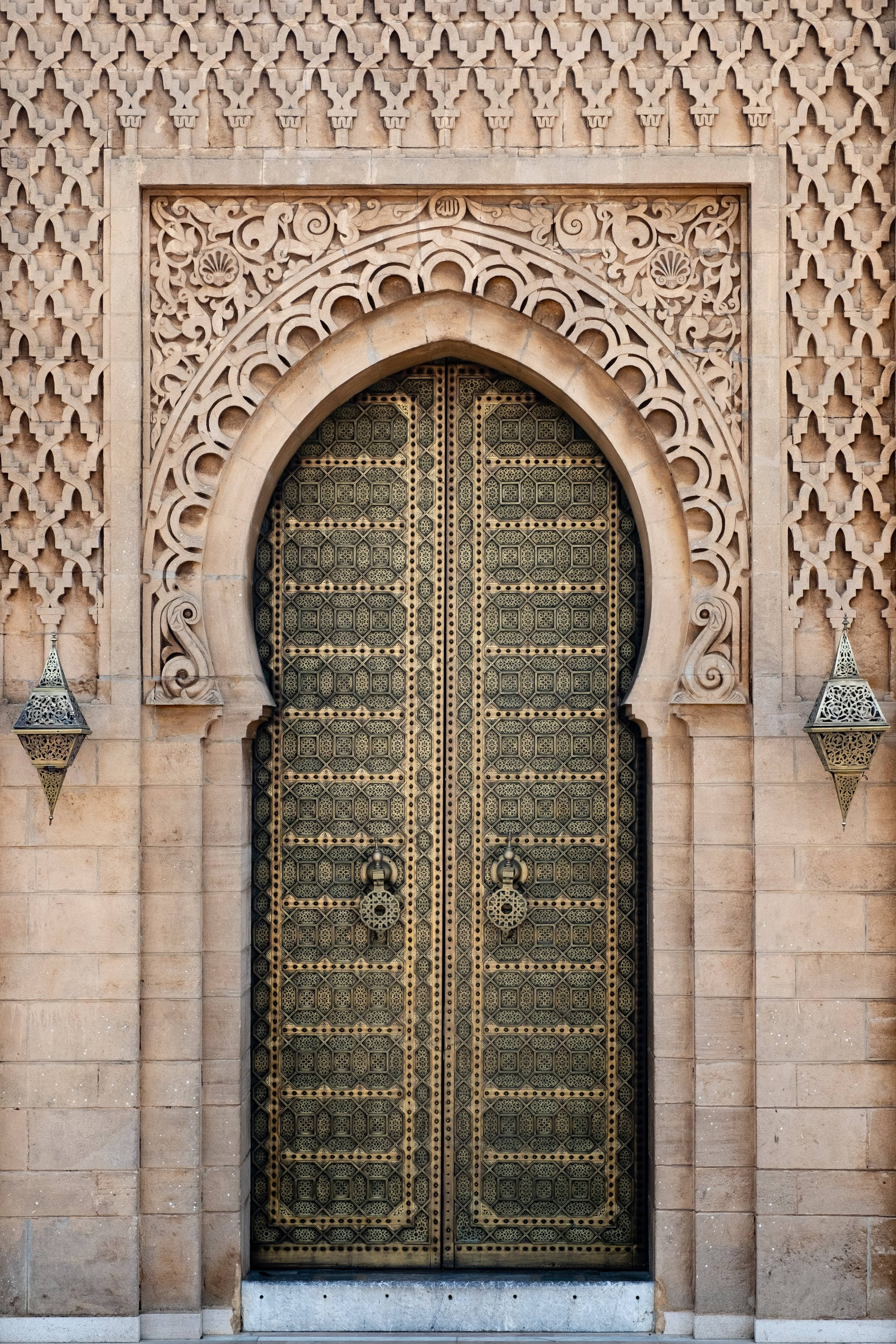 Puerta Doble Elegante de Estilo Marroquí Fondos de pantalla