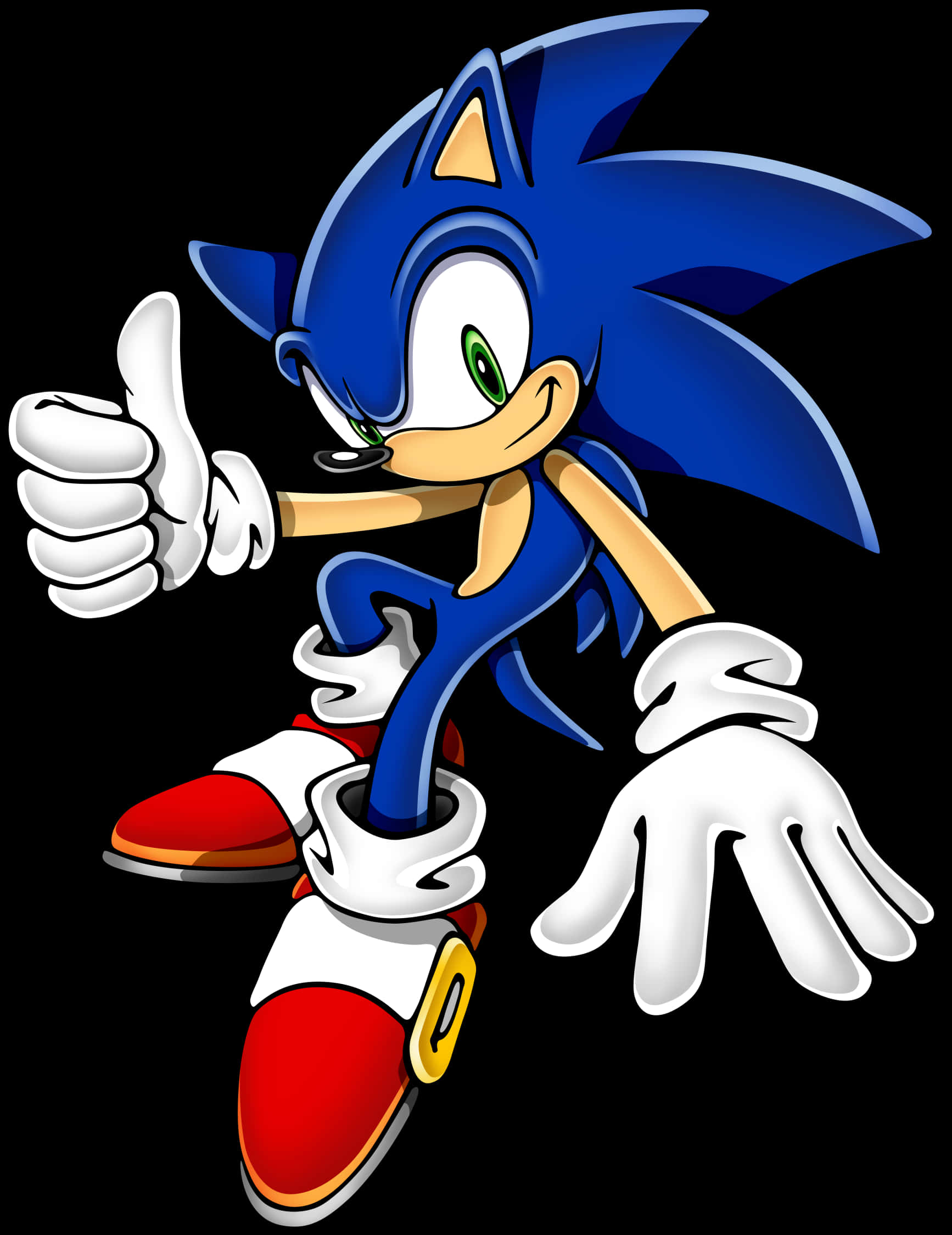 Pulgar arriba de Sonic Fondos de pantalla