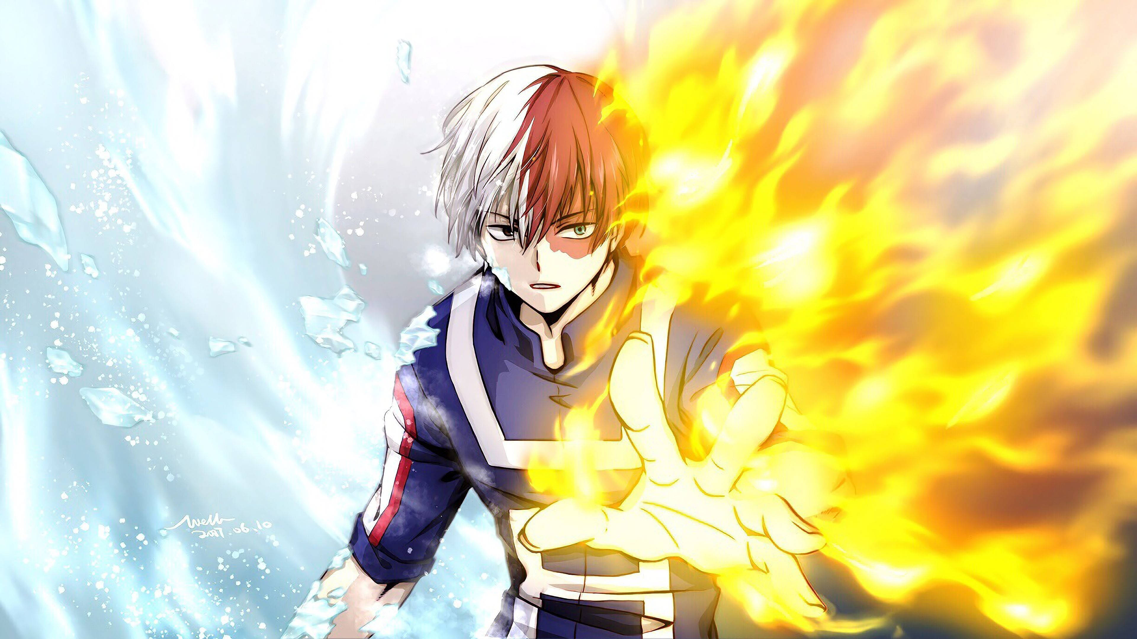 Puño de Fuego Todoroki Tierno Fondos de pantalla