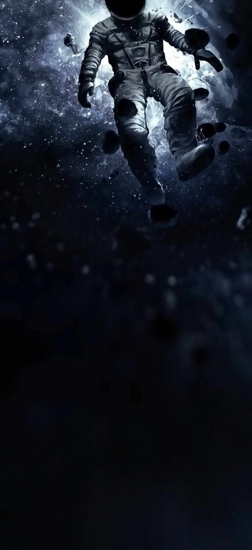 Puntos y muescas Astronauta en el espacio Fondos de pantalla