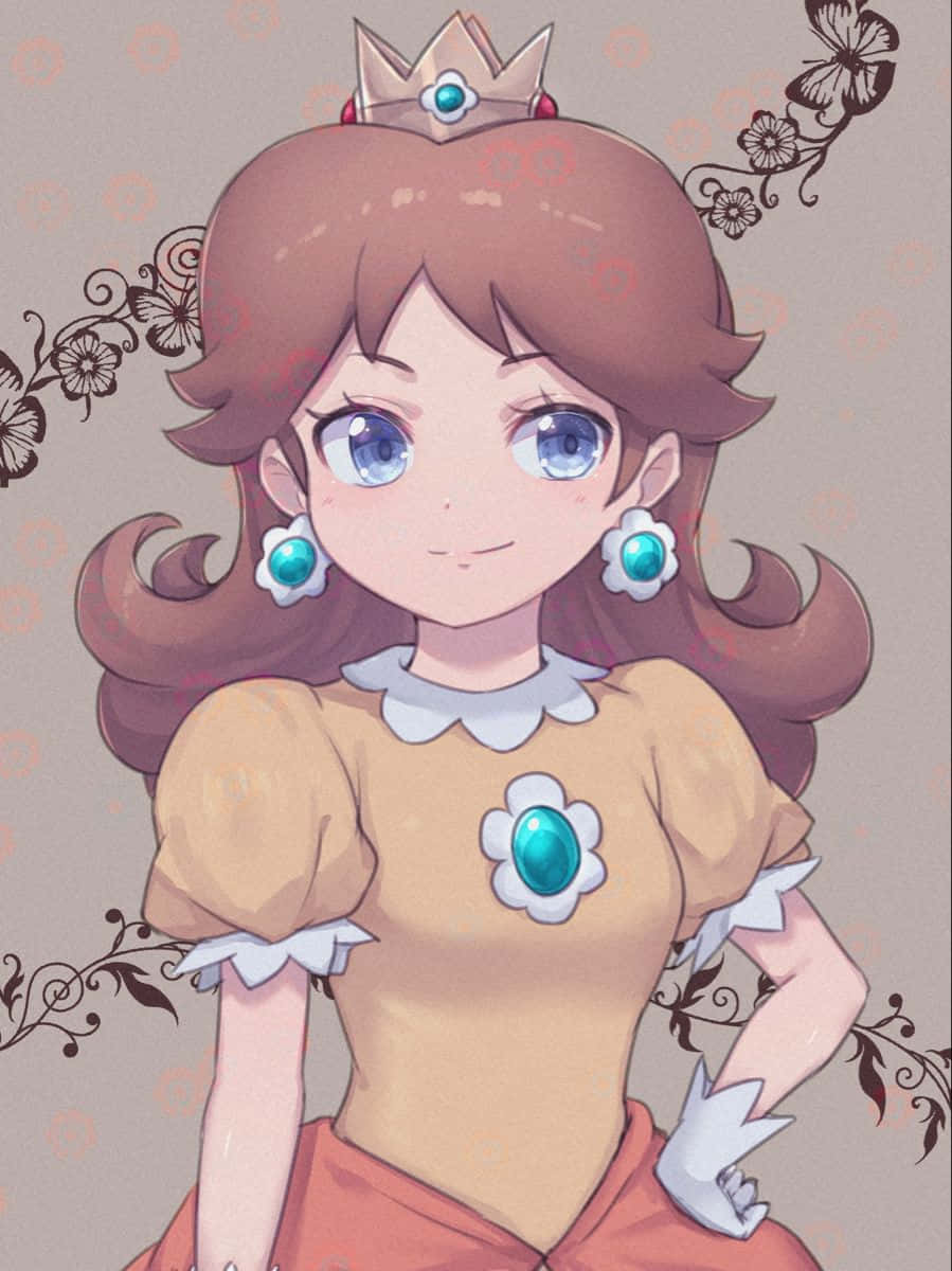 Radiante Princesa Daisy Sonriendo Fondos de pantalla