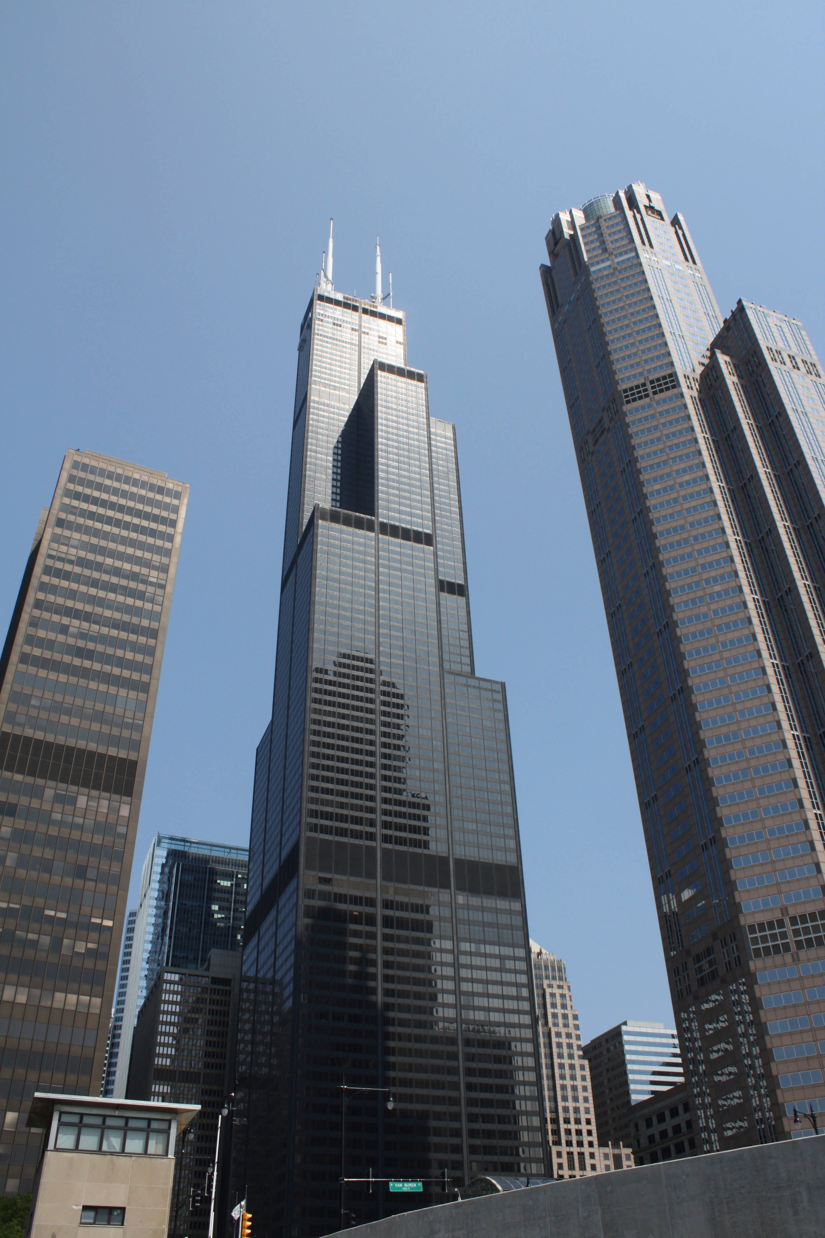 Rascacielos Willis Tower de 108 pisos en Chicago Fondos de pantalla