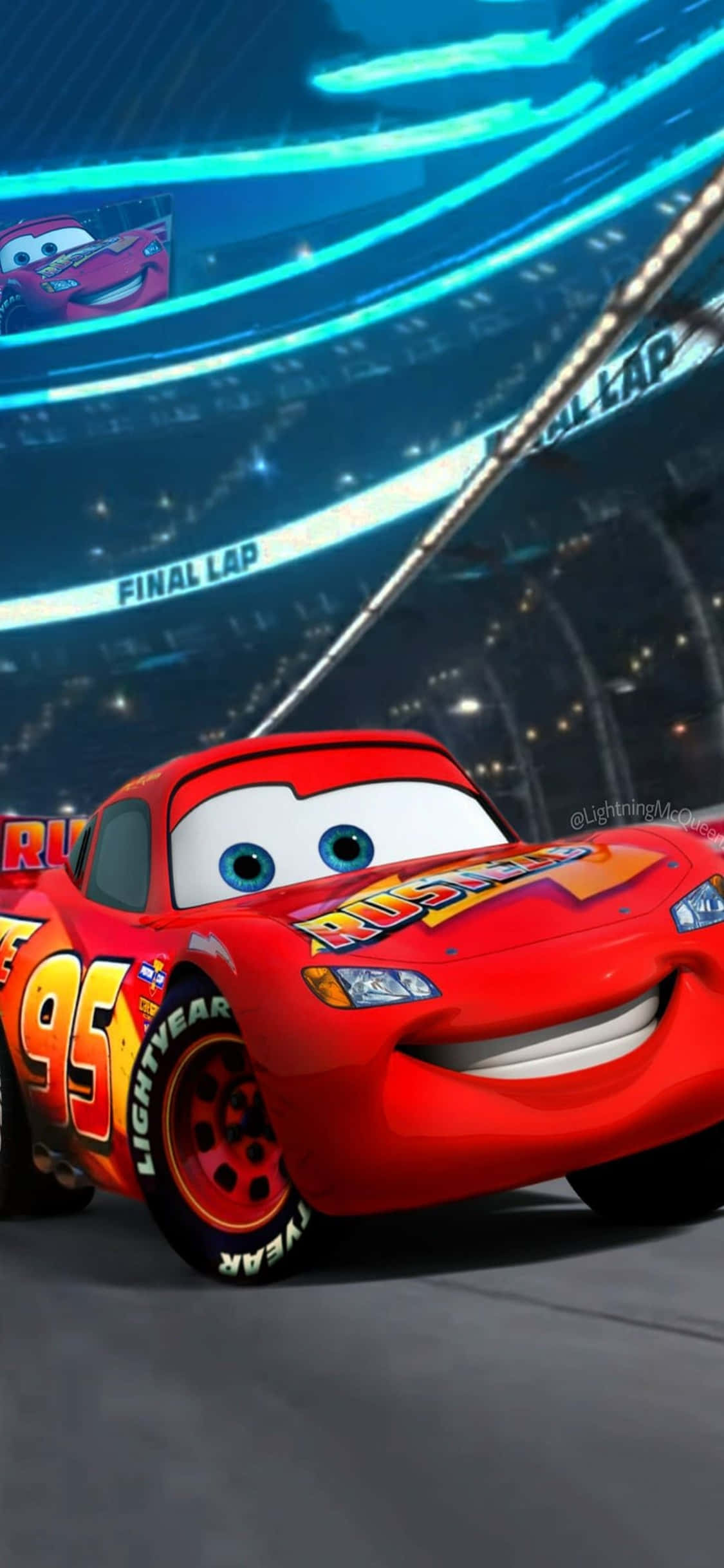 Rayo McQueen Rust-eze Fondo para iPhone X Cars Fondos de pantalla