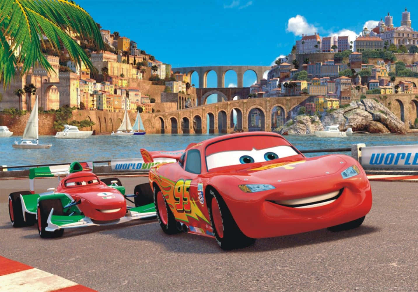 "Rayo McQueen y Mate están listos para conquistar el mundo con el Equipo Rayo" Fondos de pantalla