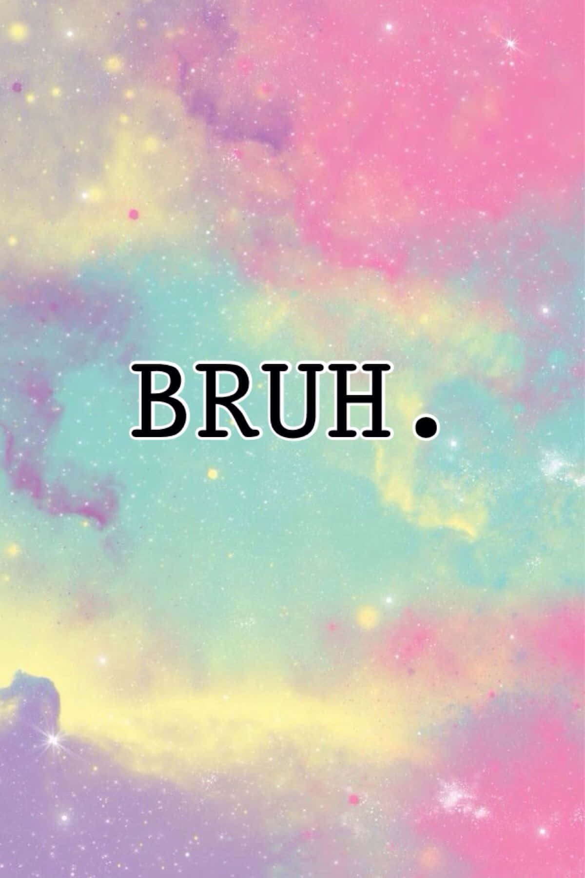 Reacción Bruh con Fondo Pastel Colorido Fondos de pantalla