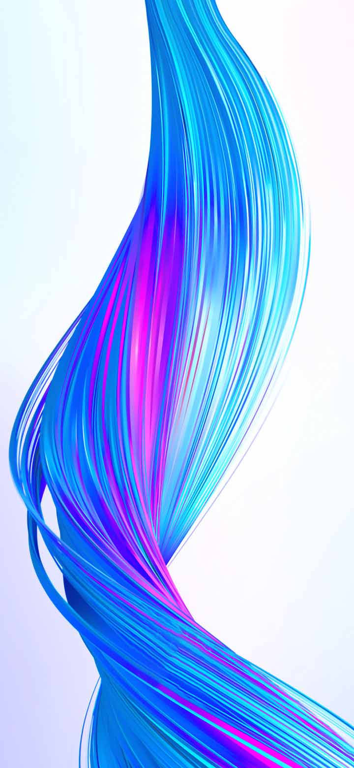 Realme Hebras de Colores Fondos de pantalla