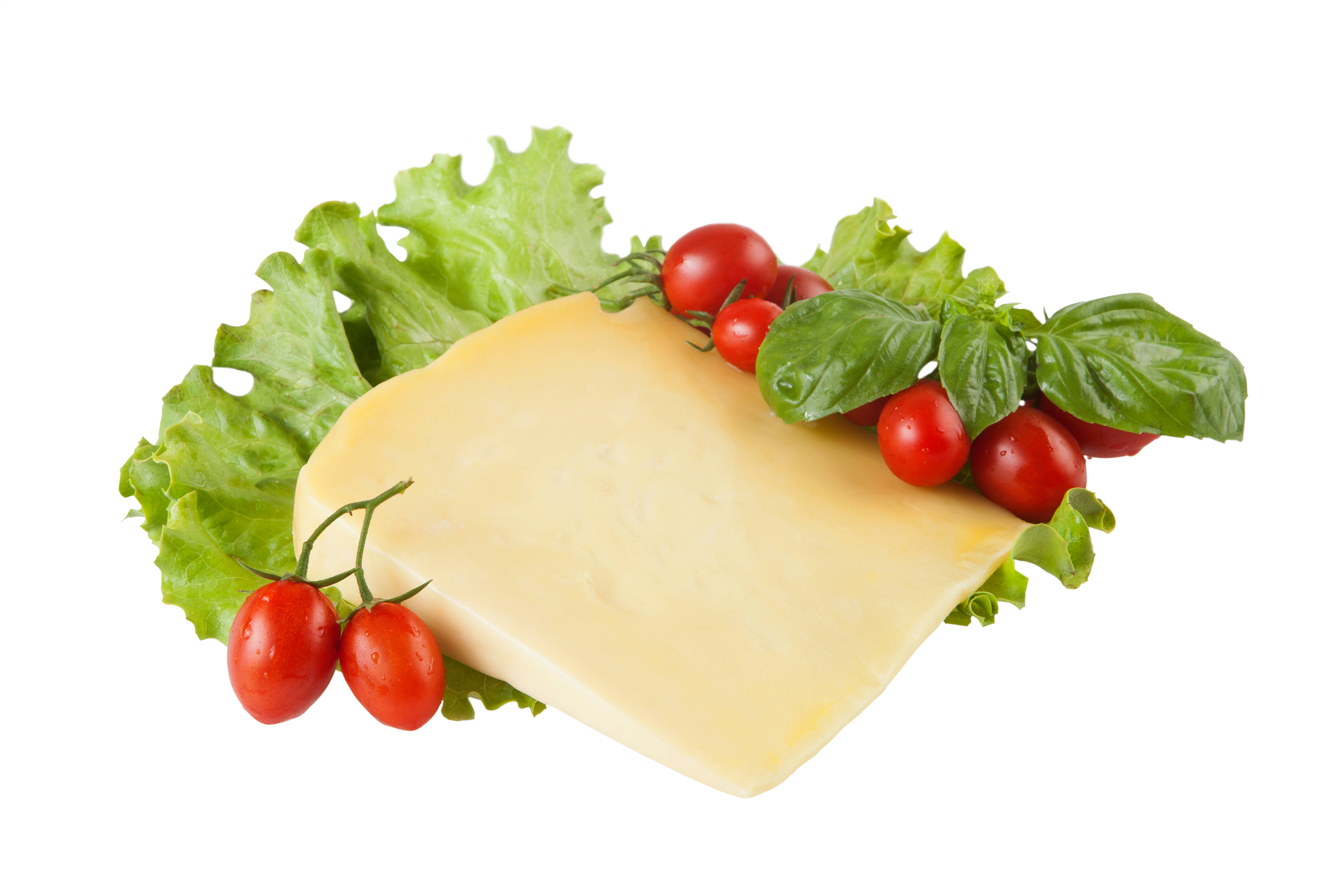 Rebanada de Queso con Tomates Fondos de pantalla
