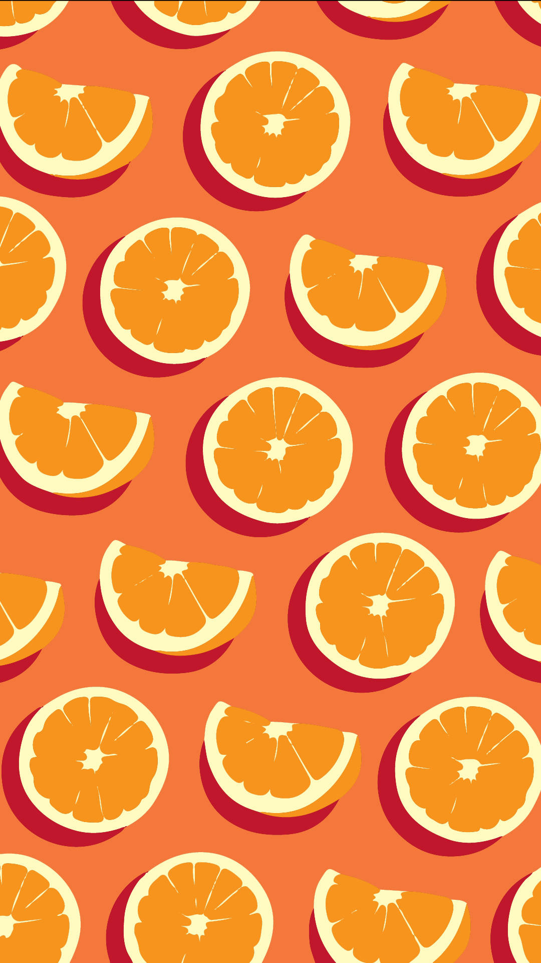 Rebanadas de Teléfono Naranja Fondos de pantalla