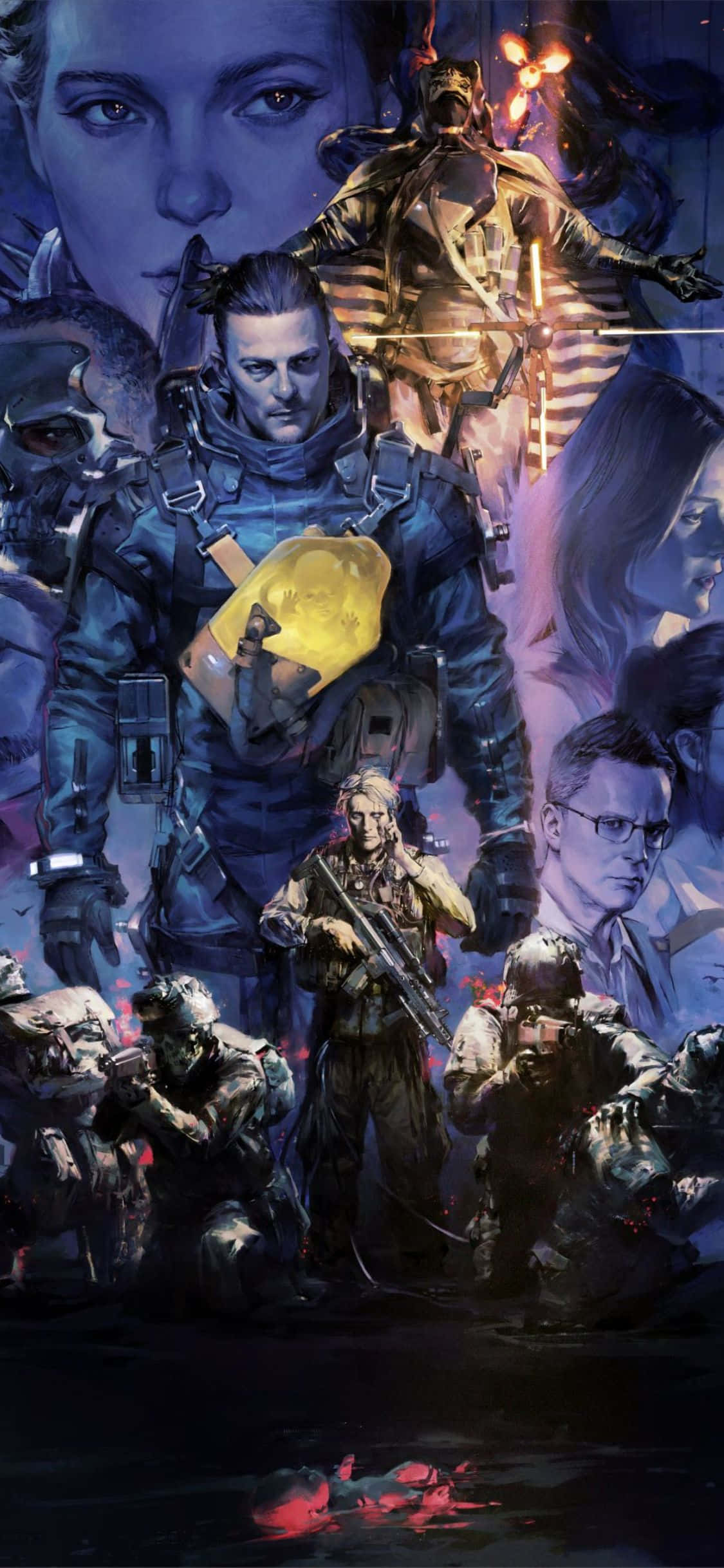 Recorre el mundo postapocalíptico de Death Stranding con el smartphone definitivo, el iPhone X. Fondos de pantalla