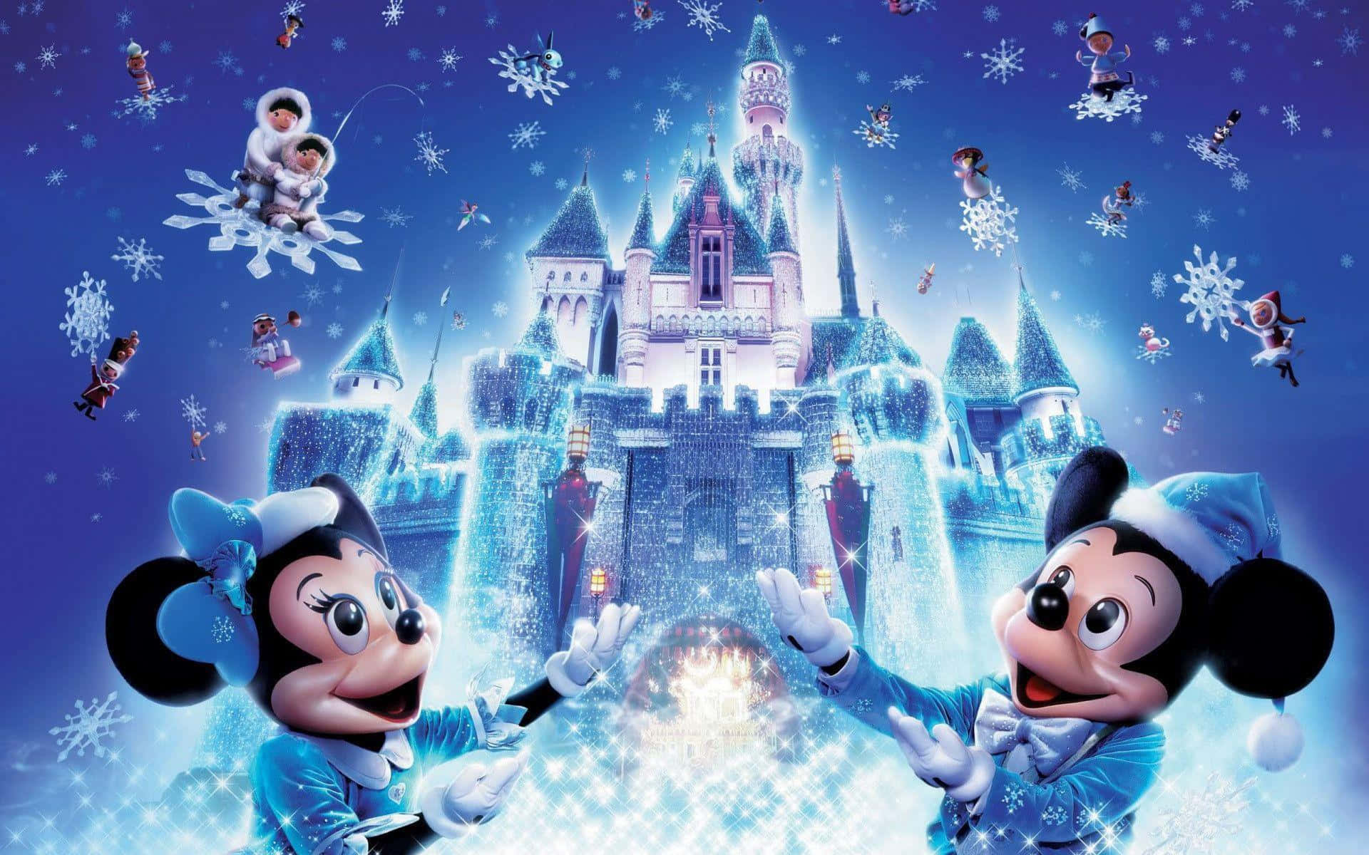 Recuerdos alegres con Blancanieves, durante una Navidad Disney Fondos de pantalla