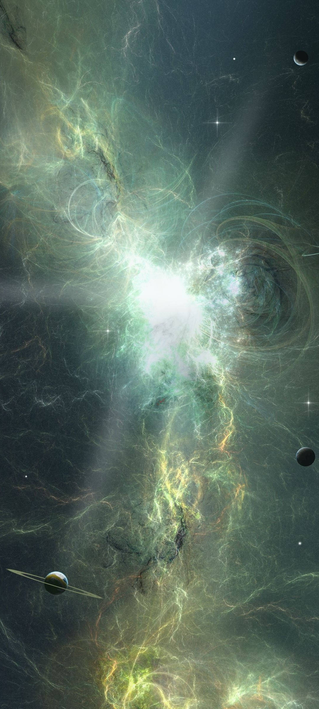 Redmi Note 10 cosmos verde giratorio Fondos de pantalla