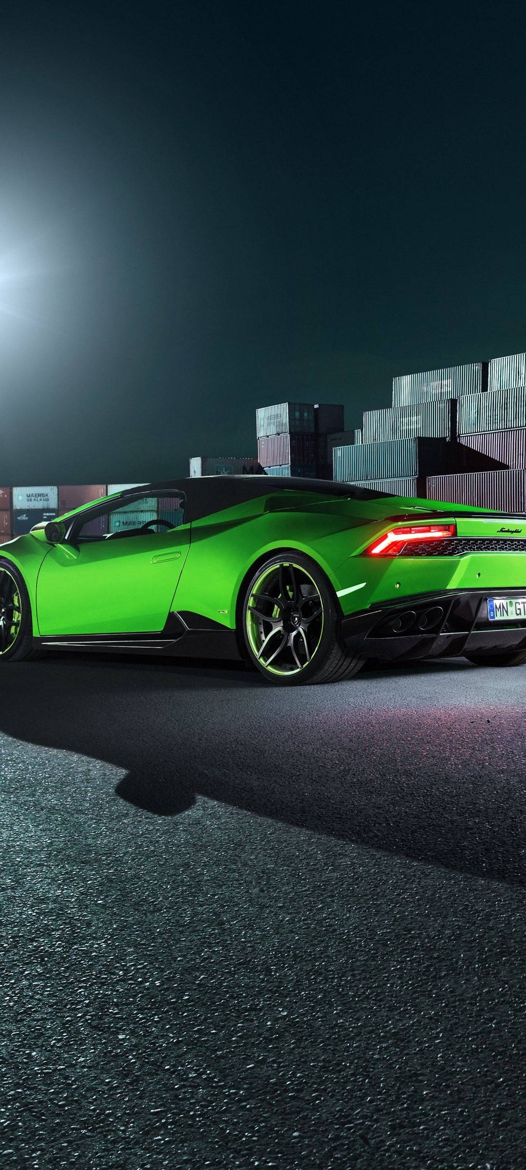 Redmi Note 10 Lamborghini Huracán Verde Fondos de pantalla