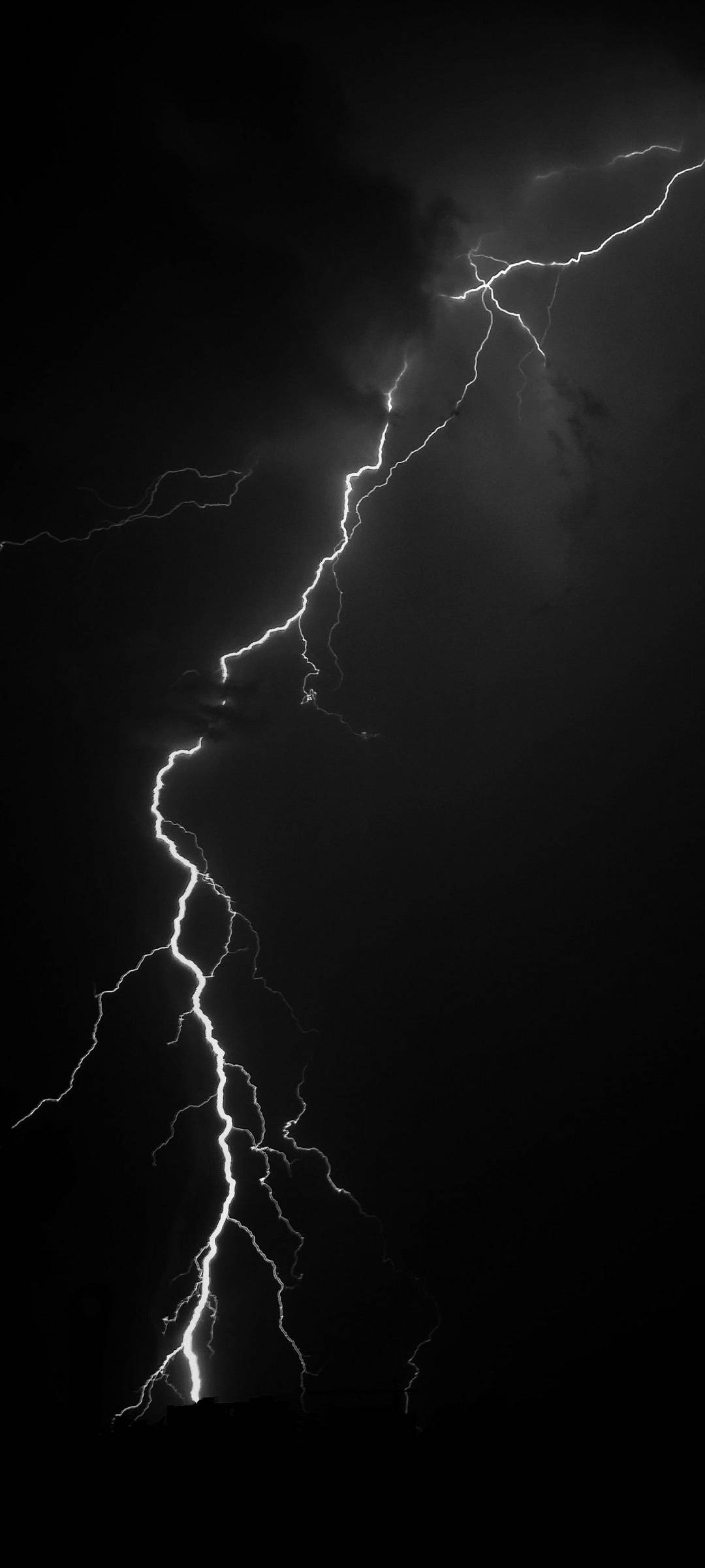 Redmi Note 10 Rayo en Escala de Grises Fondos de pantalla