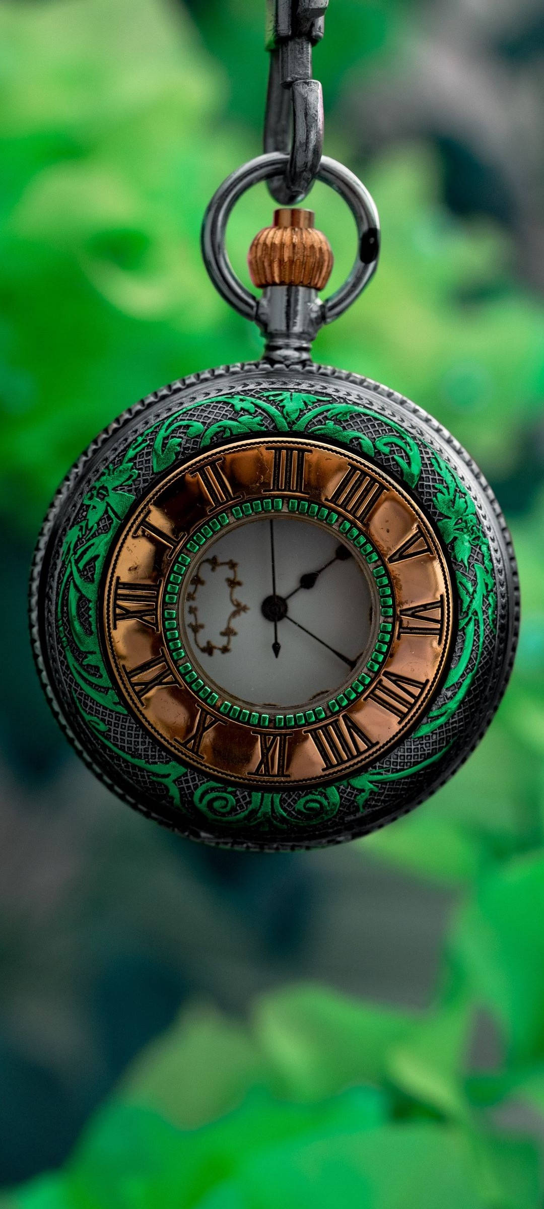 Redmi Note 10 Reloj de Bolsillo Verde Fondos de pantalla