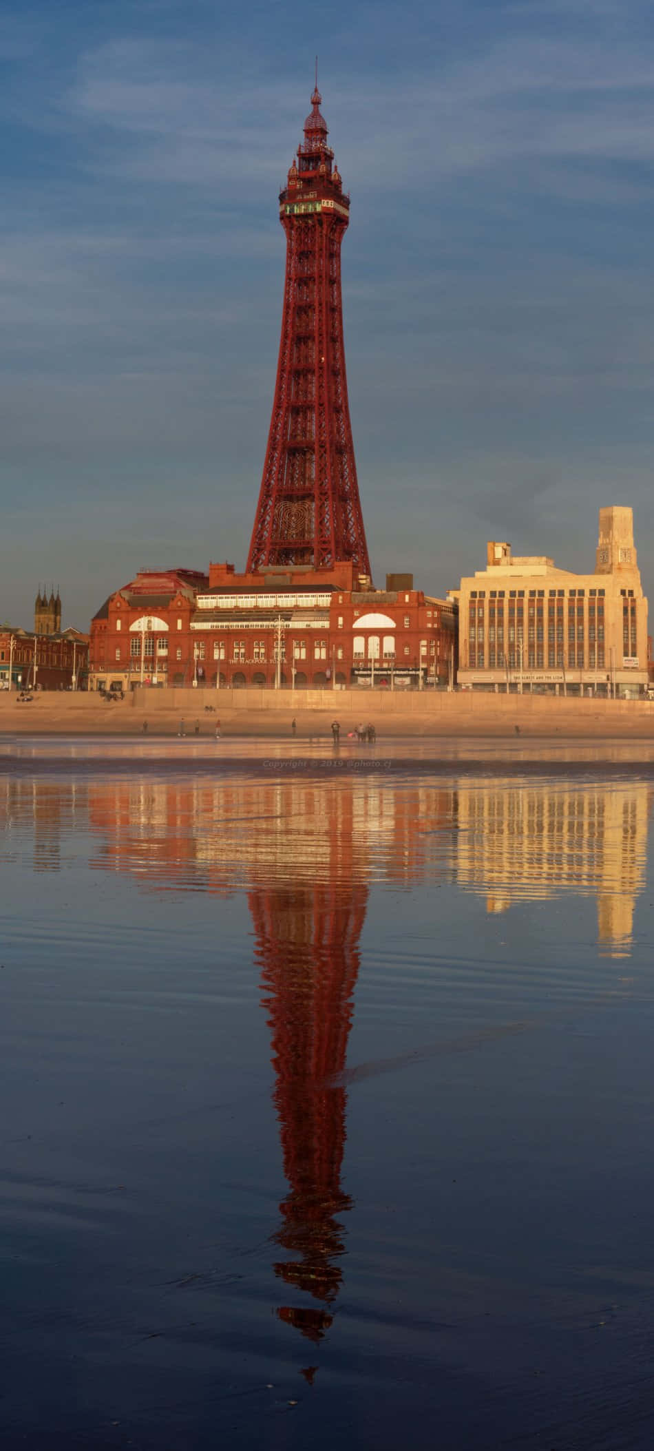 Reflejo de la Torre Blackpool Fondos de pantalla