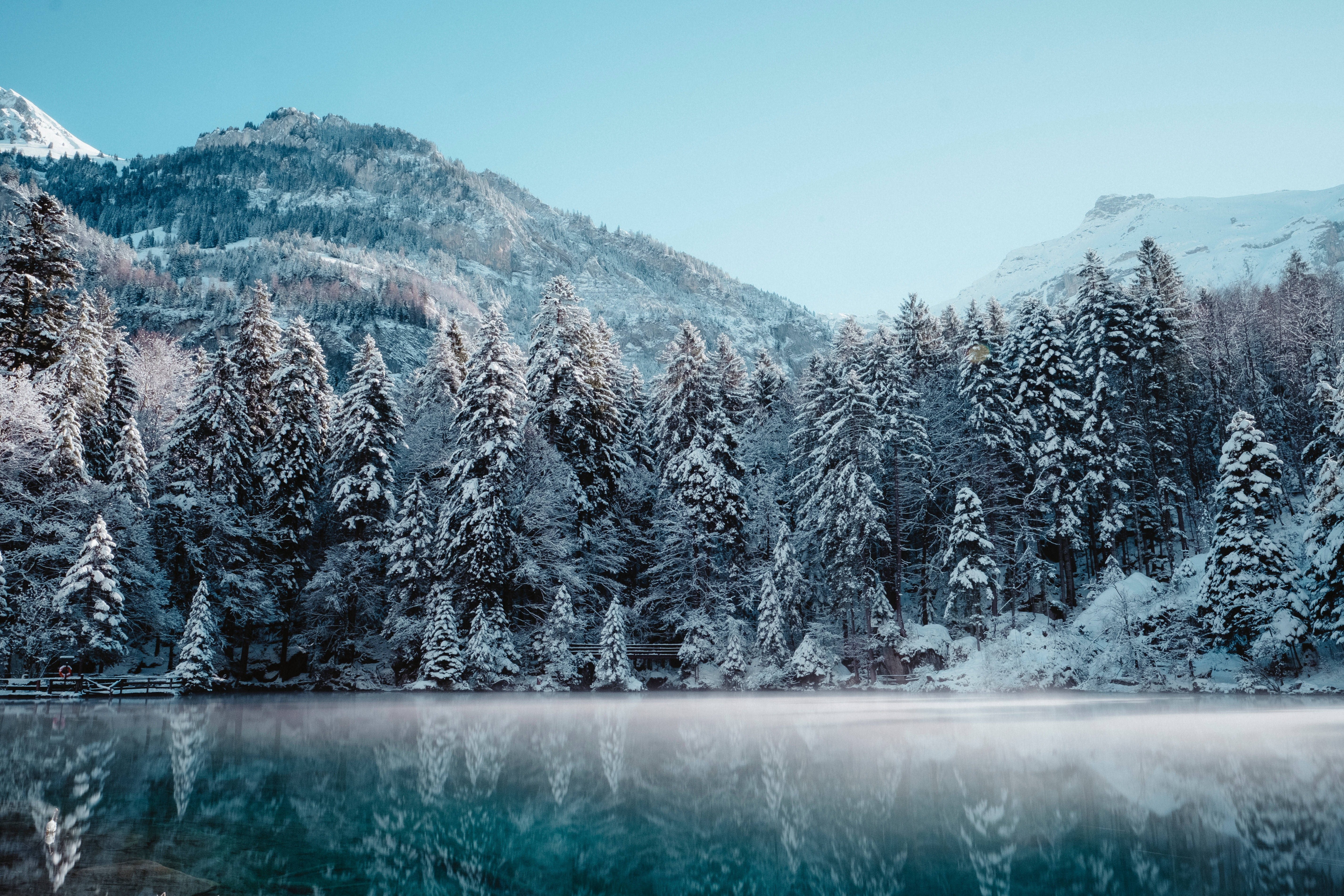Reflejo Estético de Nieve Fondos de pantalla