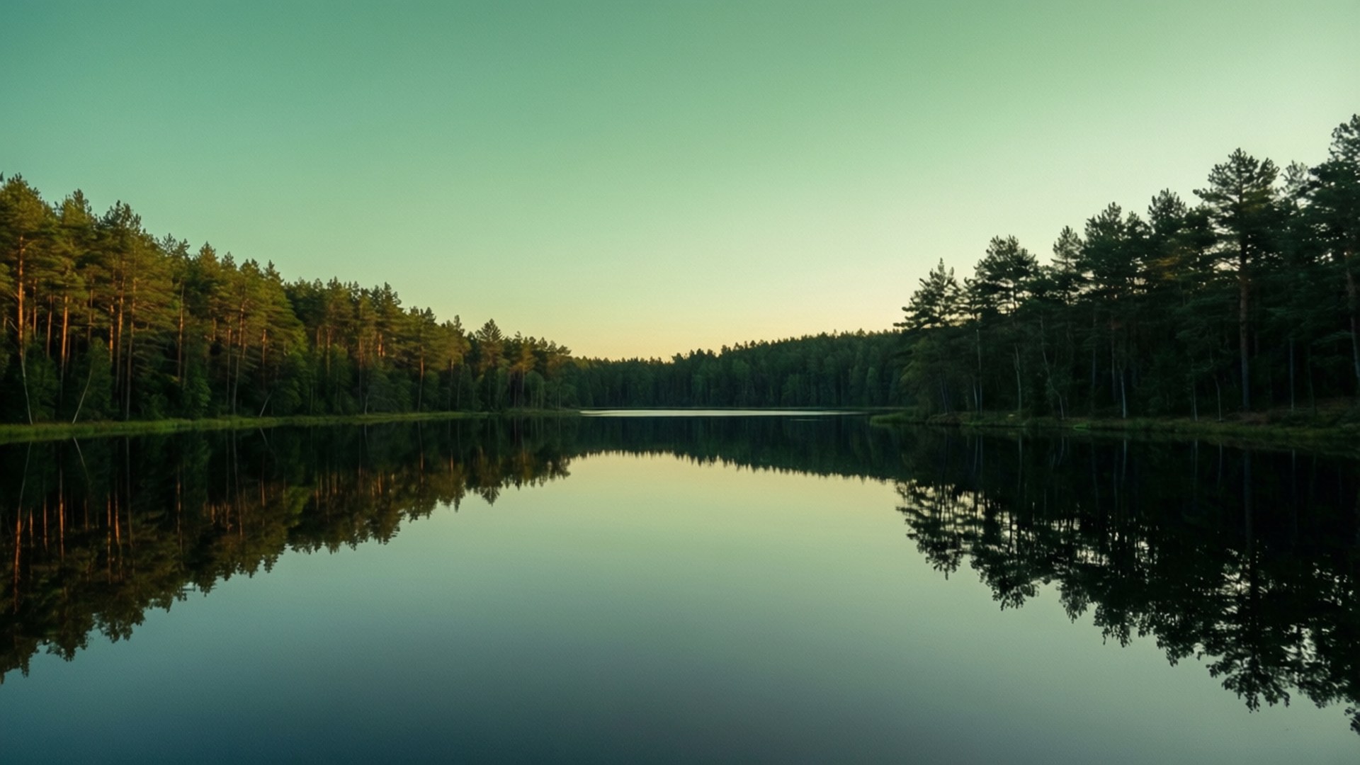 Reflejo Pacífico del Lago Fondos de pantalla