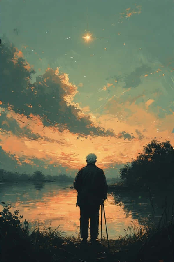 Reflejos del Lago al Atardecer en Soledad 4K Fondos de pantalla