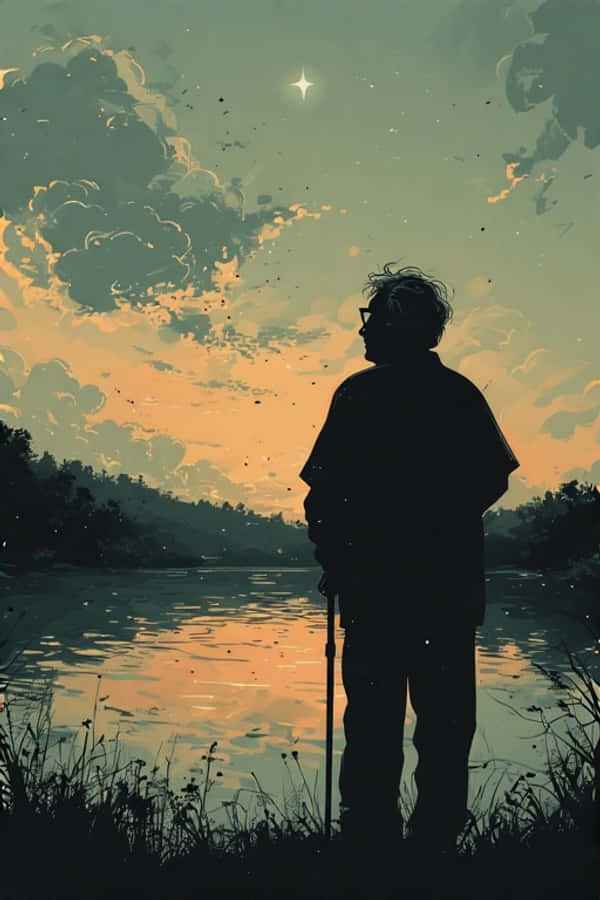 Reflejos del Lago en Soledad Nocturna 4K Fondos de pantalla