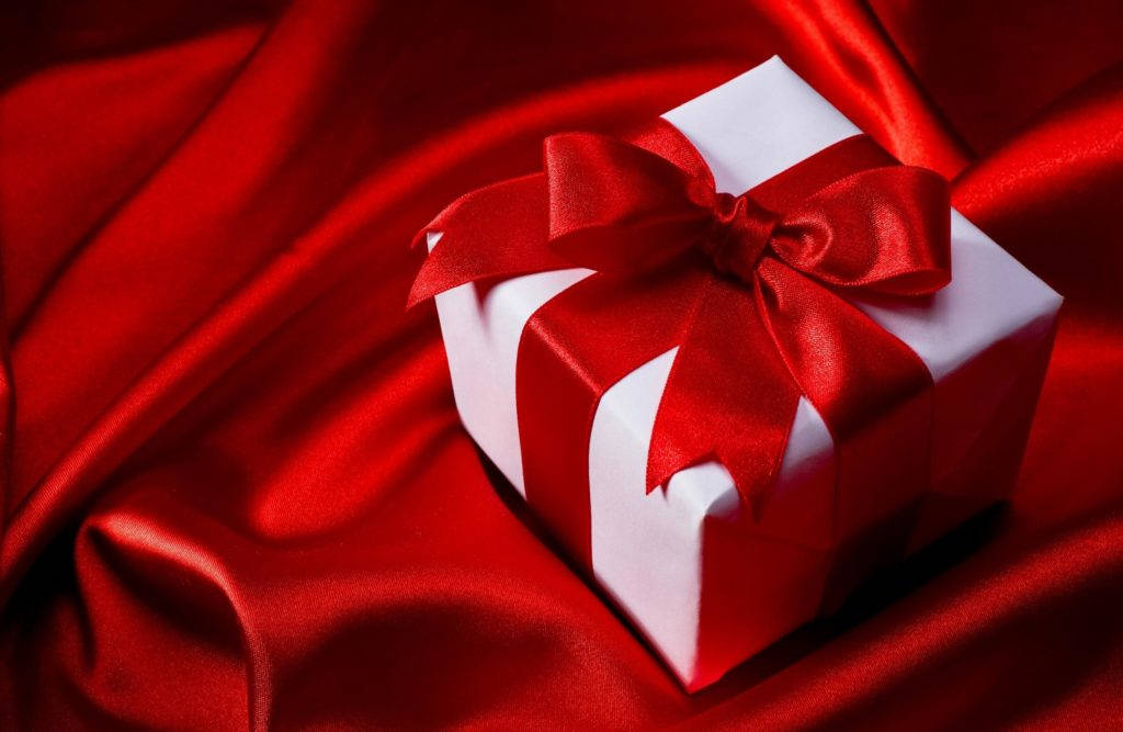 Regalo de Navidad Rojo Fondos de pantalla