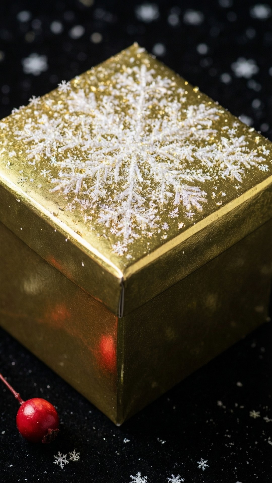 Regalo Dorado Metálico Fondos de pantalla