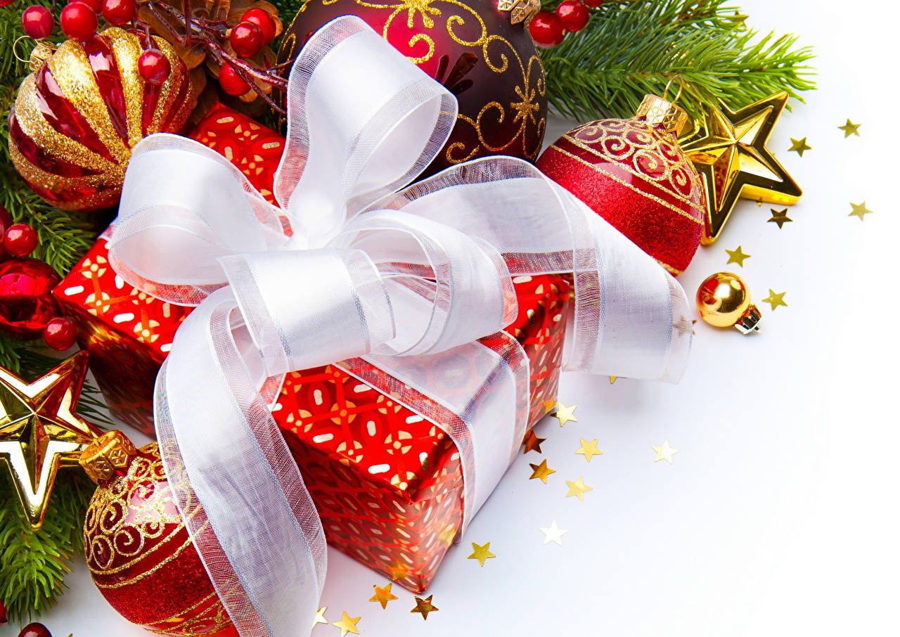 Regalo navideño estético Fondos de pantalla
