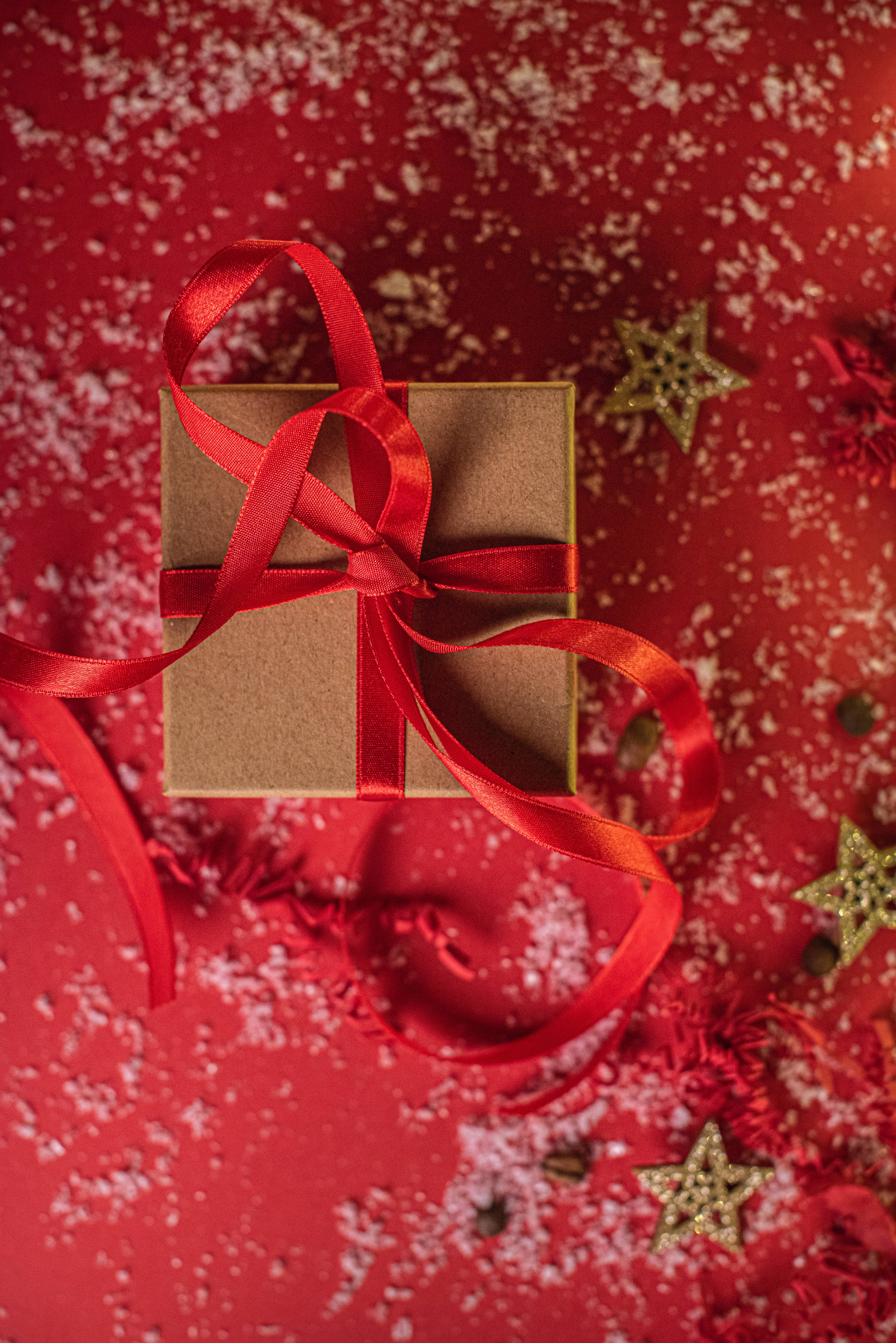 Regalo Rojo de Navidad Fondos de pantalla