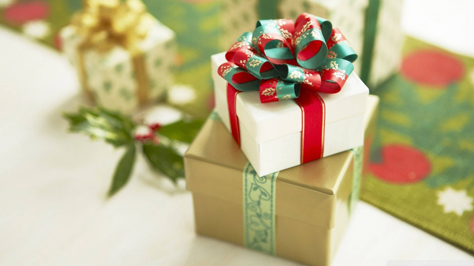 Regalos Navideños Sencillos Fondos de pantalla