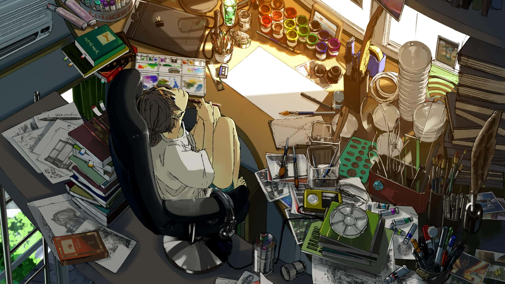 Relájate en la Habitación Anime – Disfruta de tu Pasión por el Anime Fondos de pantalla