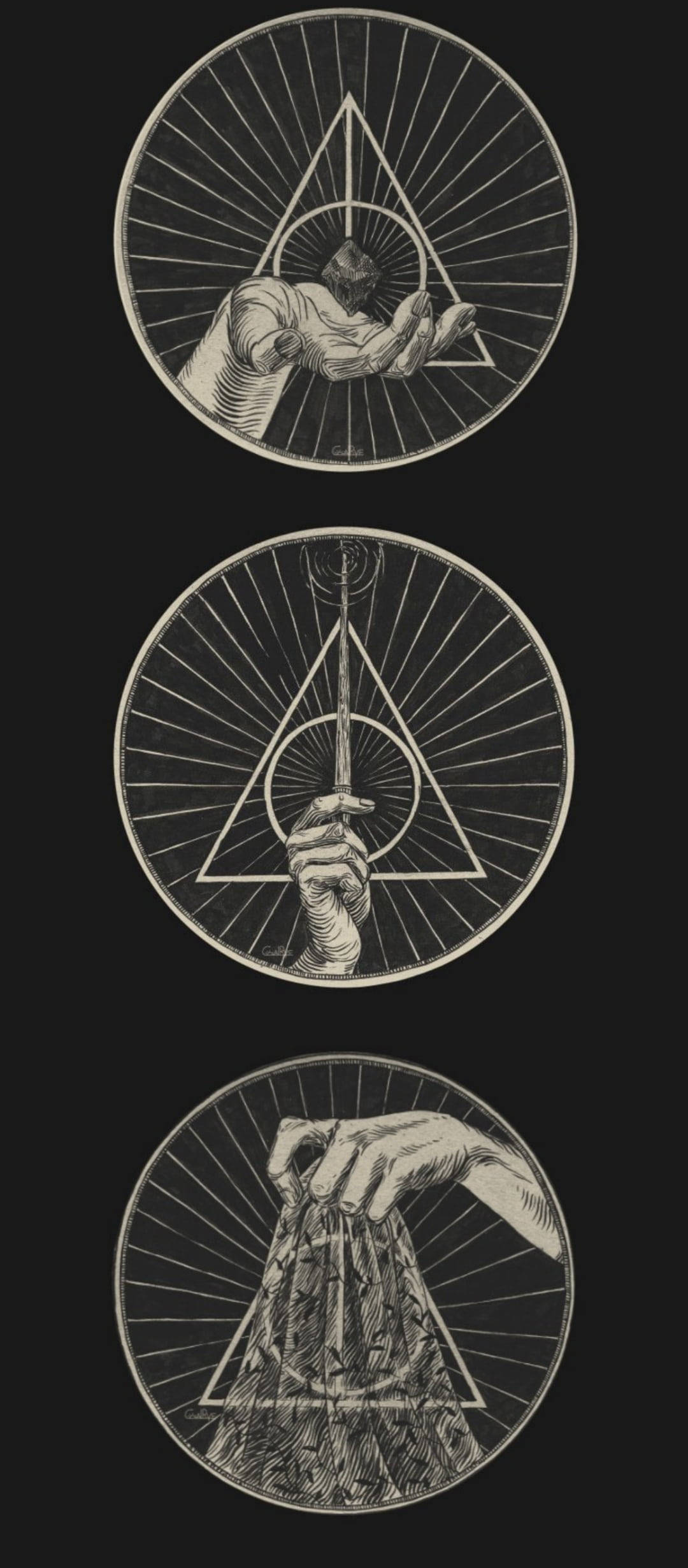 Reliquias de la Muerte Harry Potter Teléfono Fondos de pantalla