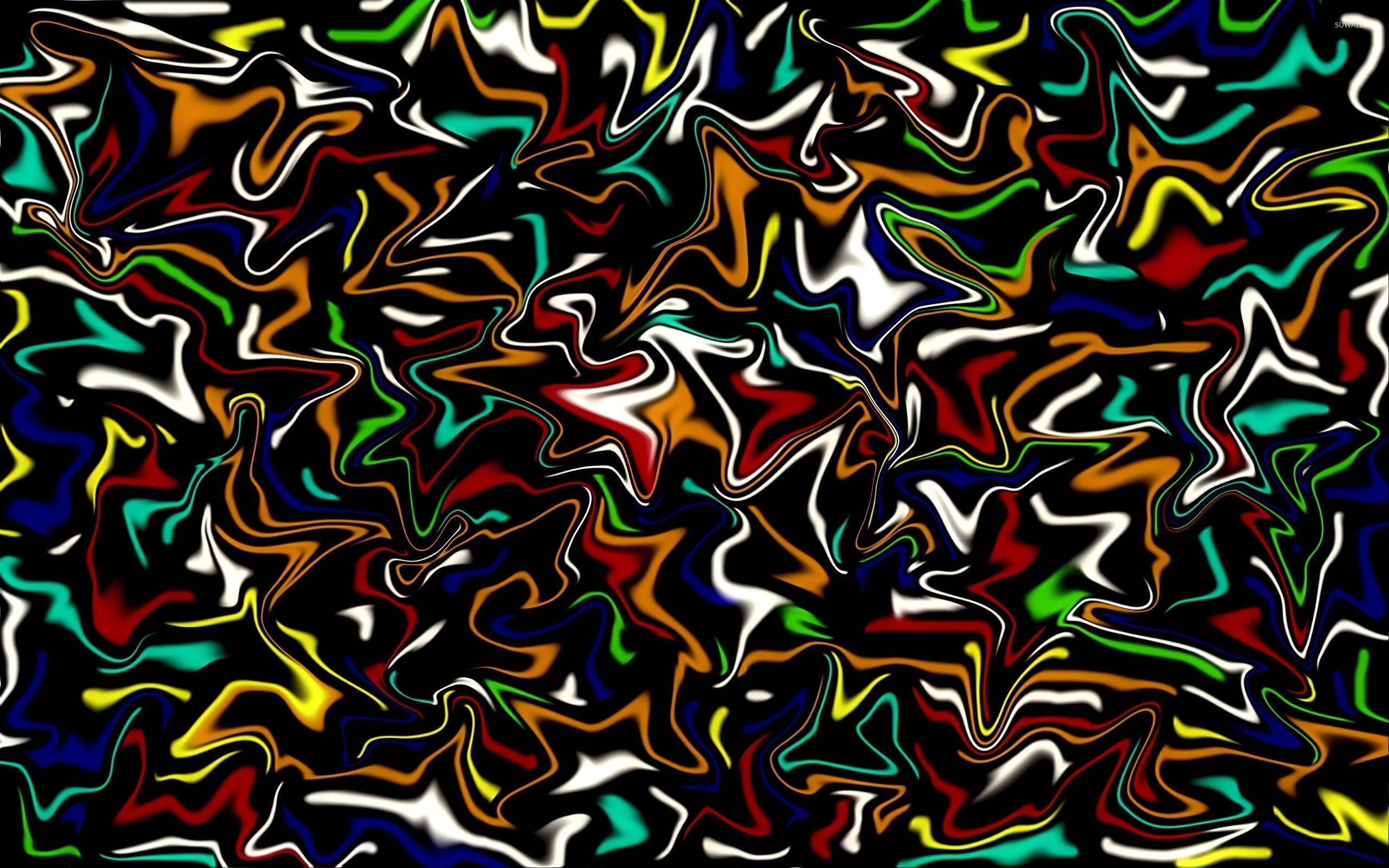 Remolino líquido patrón fresco Fondos de pantalla